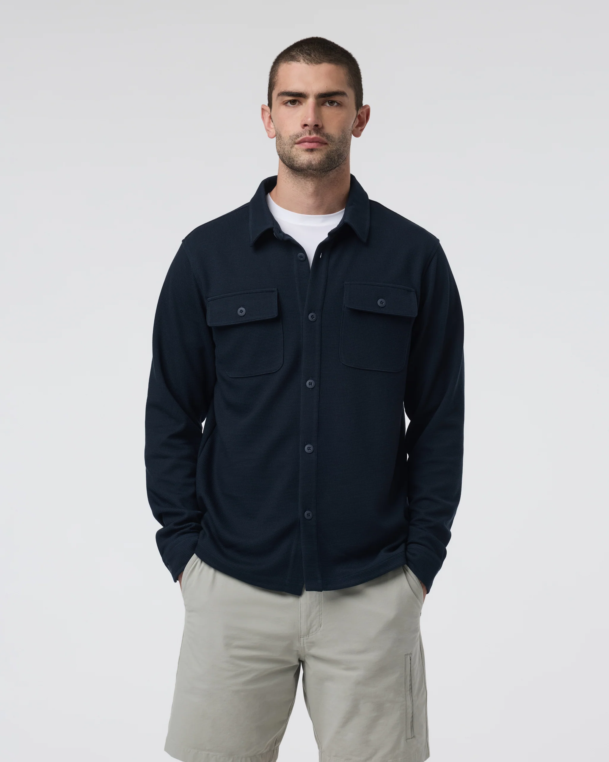 Waffle Shirt Jacket - Vuori Warehouse Sale​