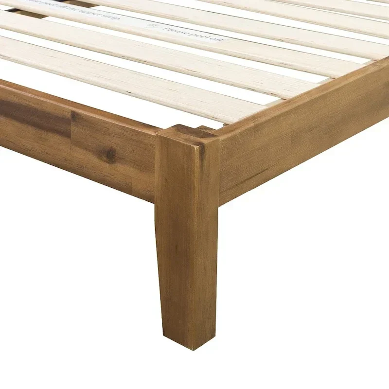Carson Carrington Hjalta 10-Inch Mid-Century Wooden Platform Bed