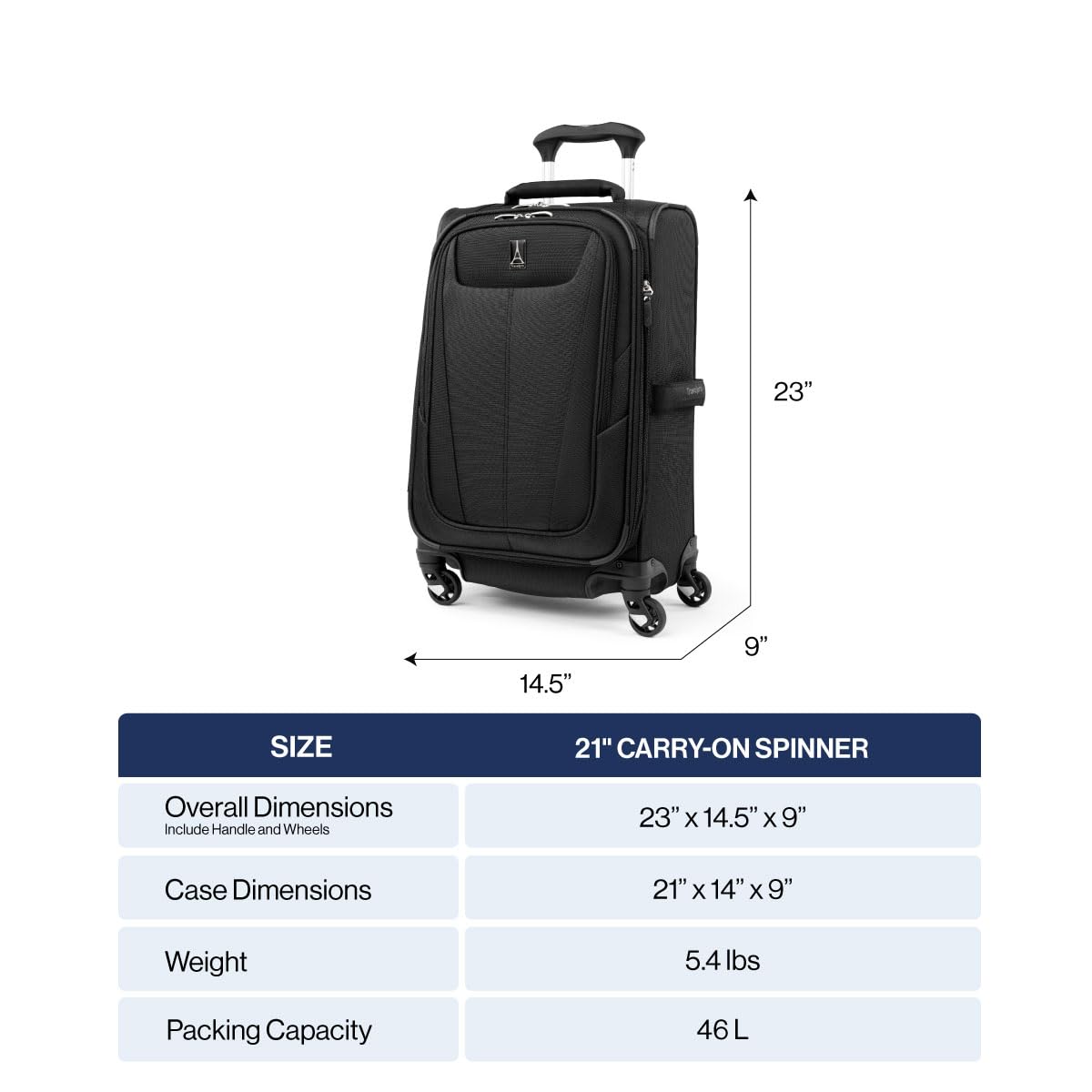 TRAVELPRO Maxlite 5 21-Inch Expandable Carry-On Luggage