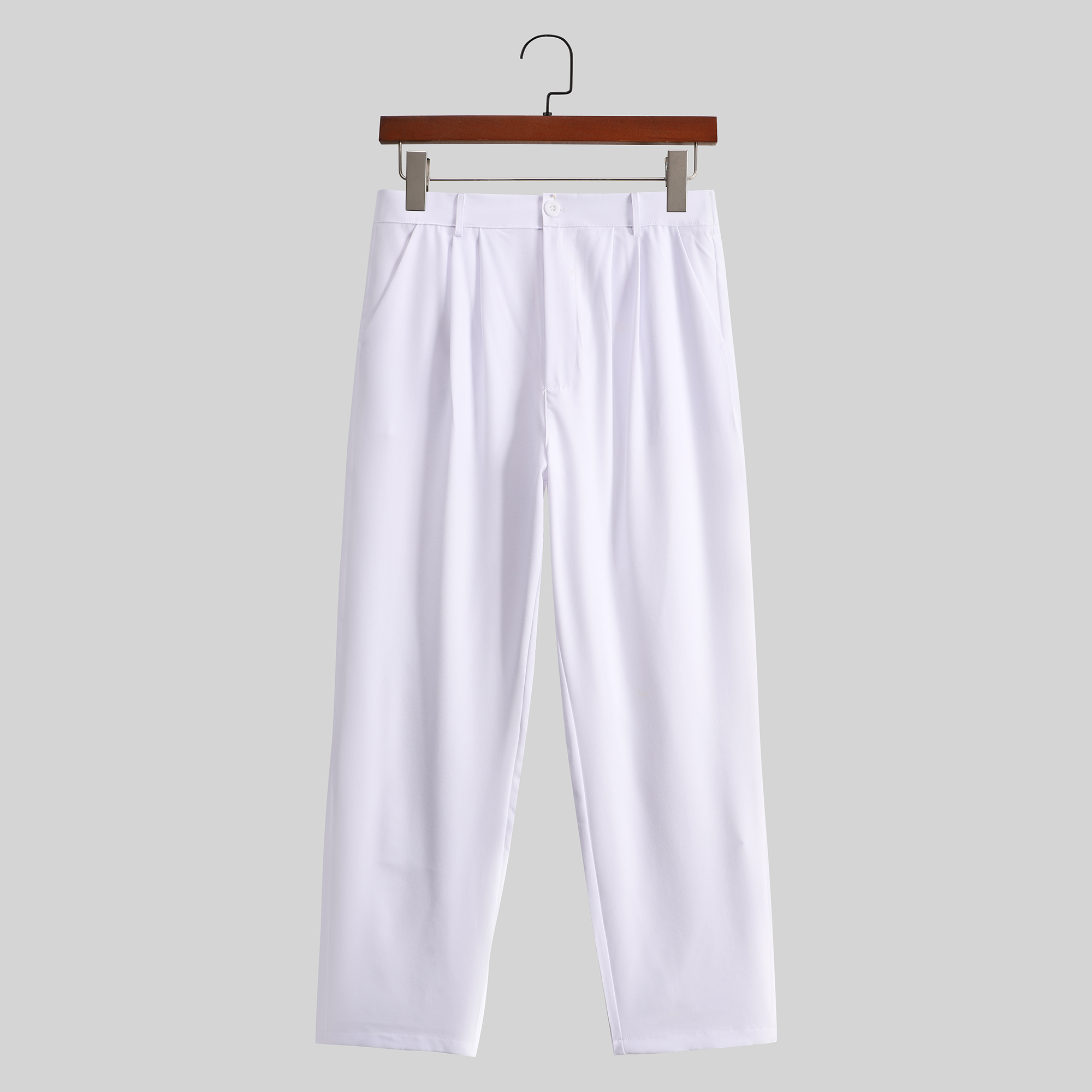 Suitmens Men's White Two-Piece Casual Suit 001