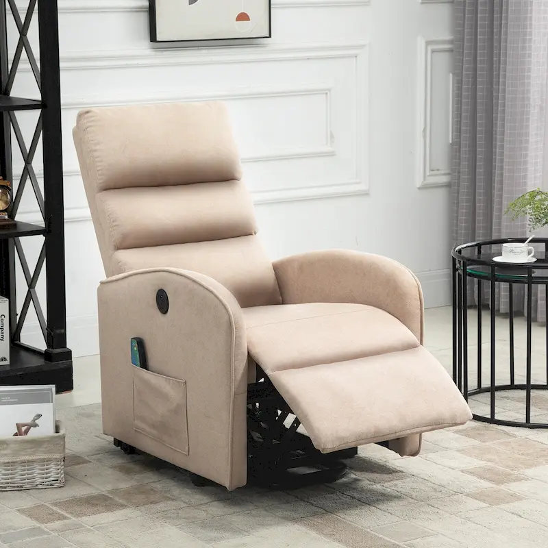 AVAWING Contemporary Electric Recliner with Power Lift and Massage Features