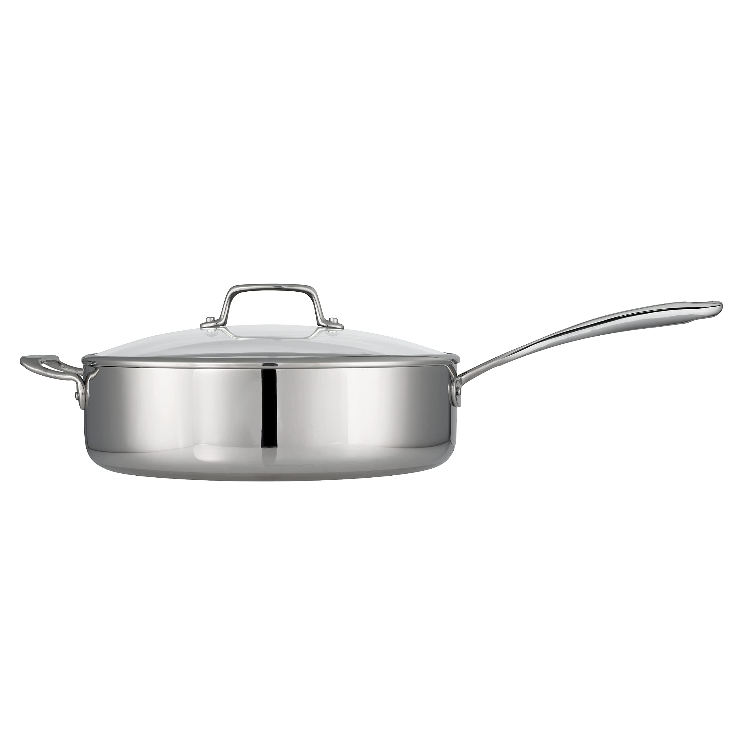 TRAMONTINA Tri-Ply Clad Stainless Steel Saute Pan 6-Quart
