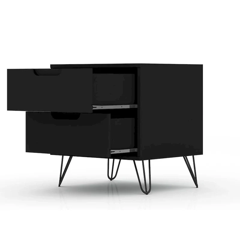 Bandene Mid-Century Modern Dresser and Nightstand Duo