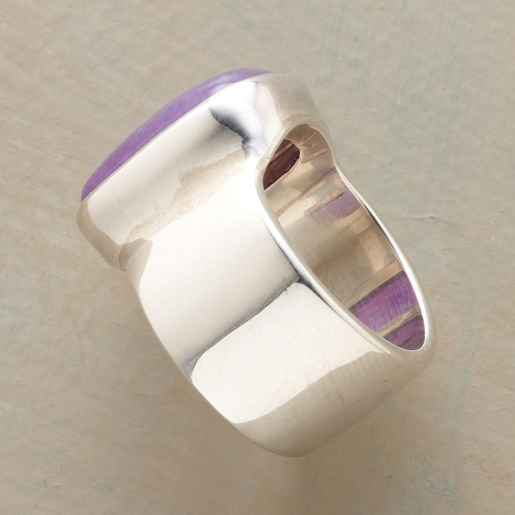 Lavender Jade Ring
