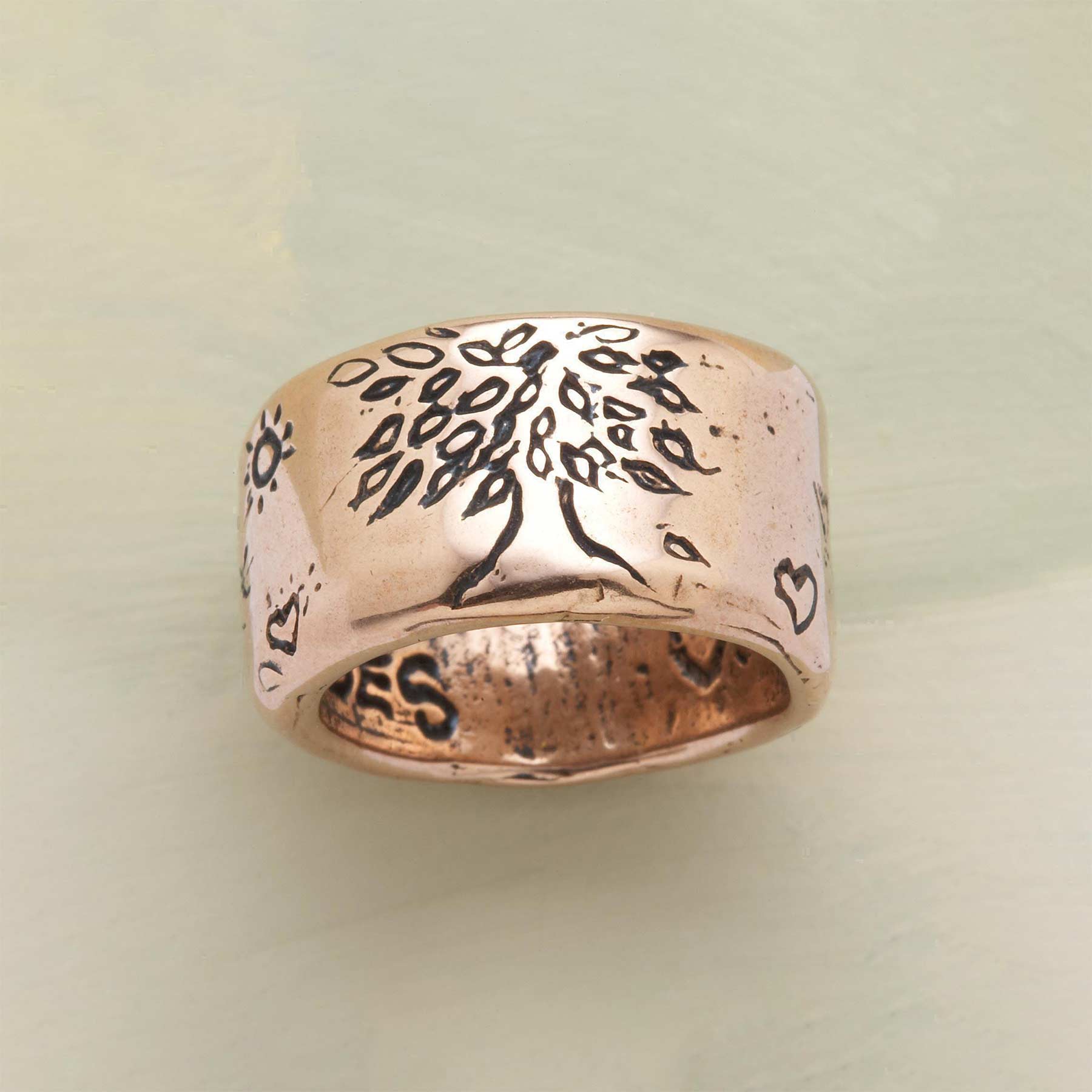 Rose Gold Strength Ring