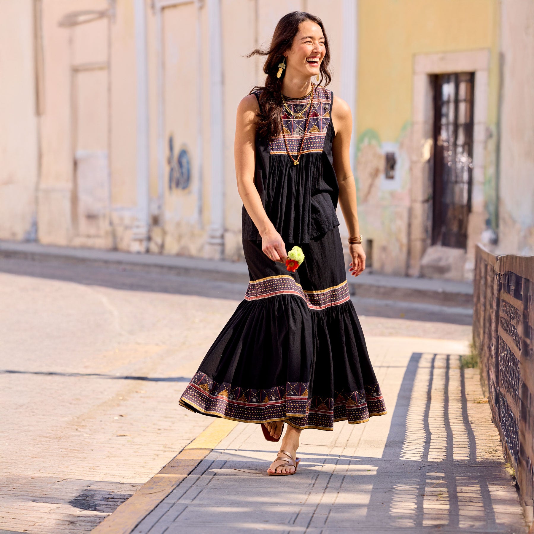 Yoshiko Embroidered Top