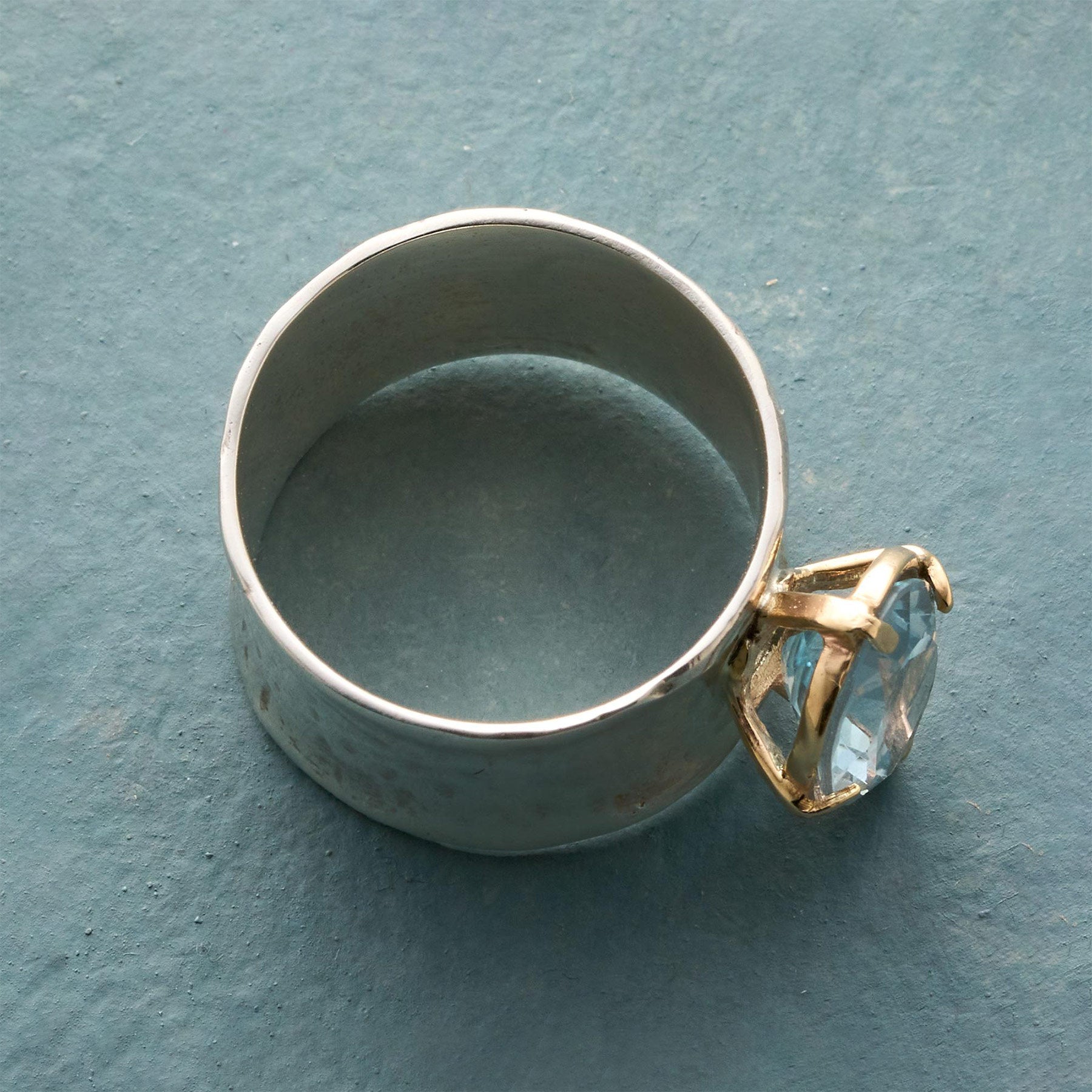 Blue Moon Rising Ring