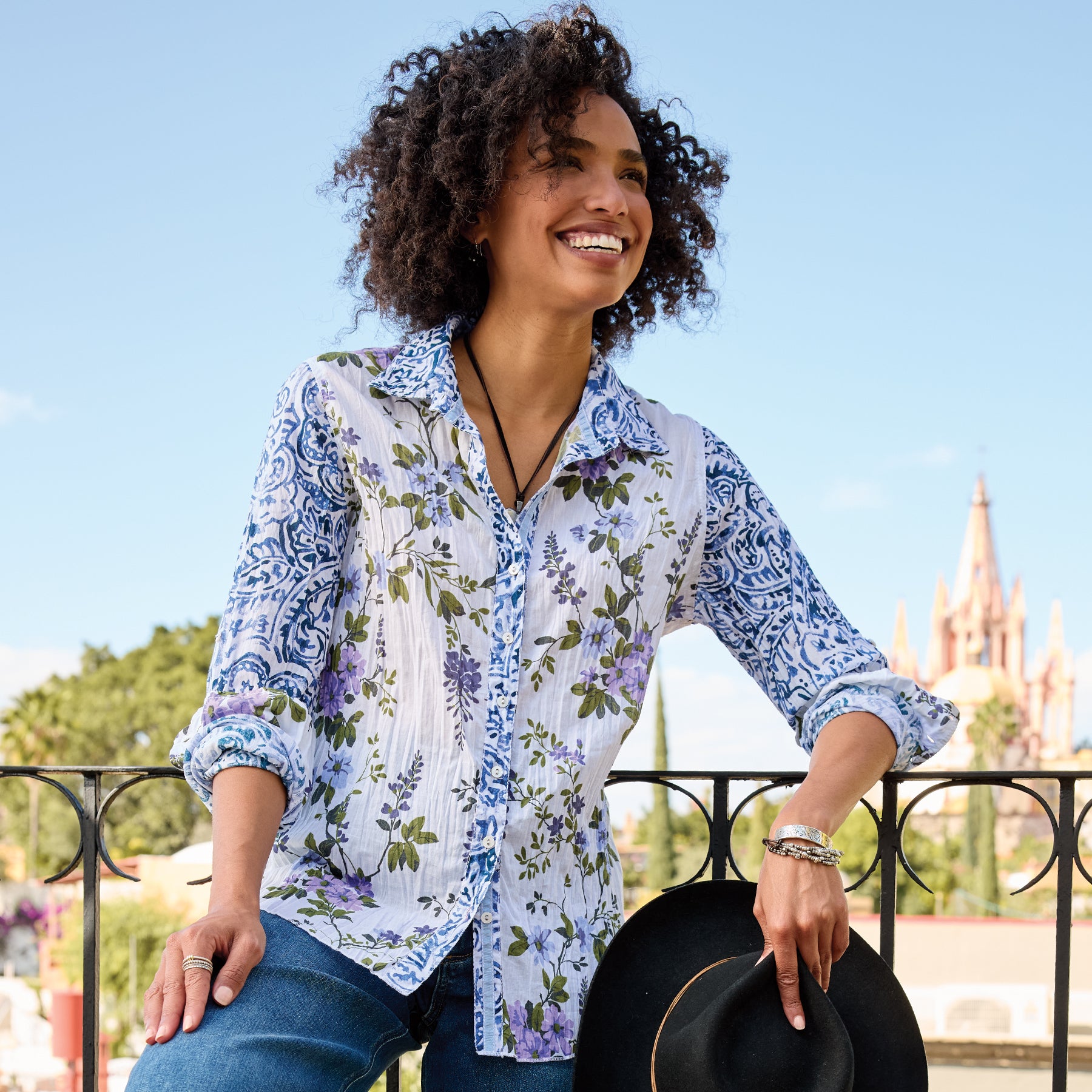 Forget Me Not Shirt, Petite