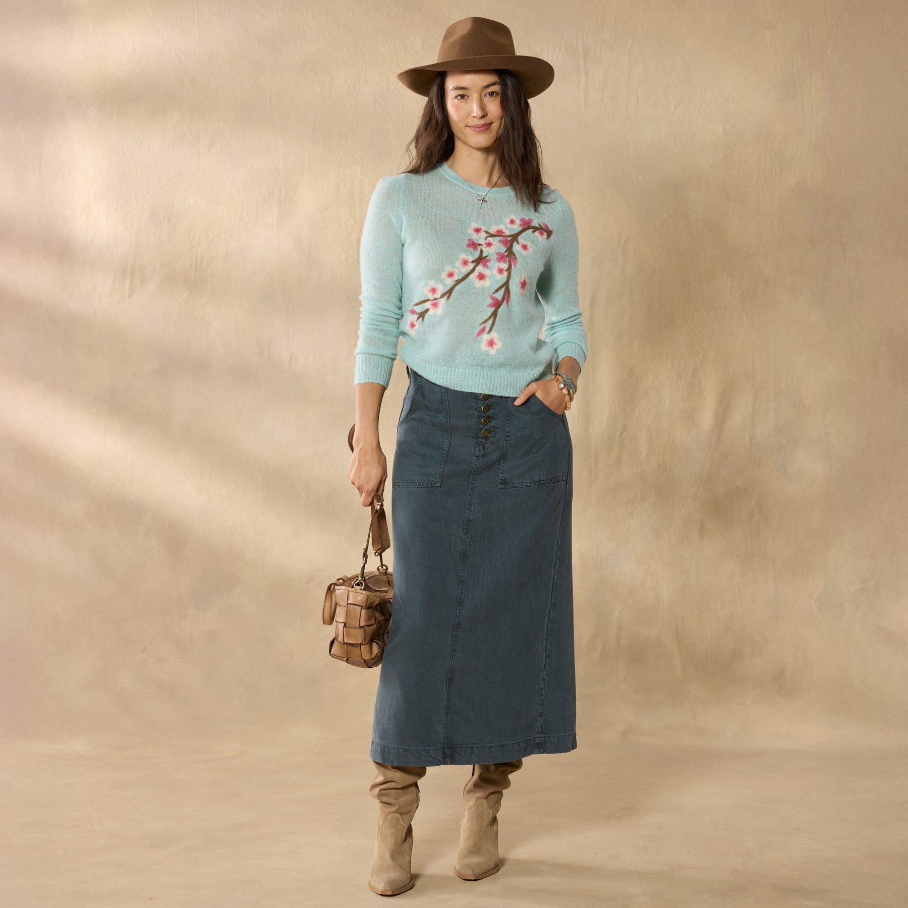 Cherry Blossom Sweater