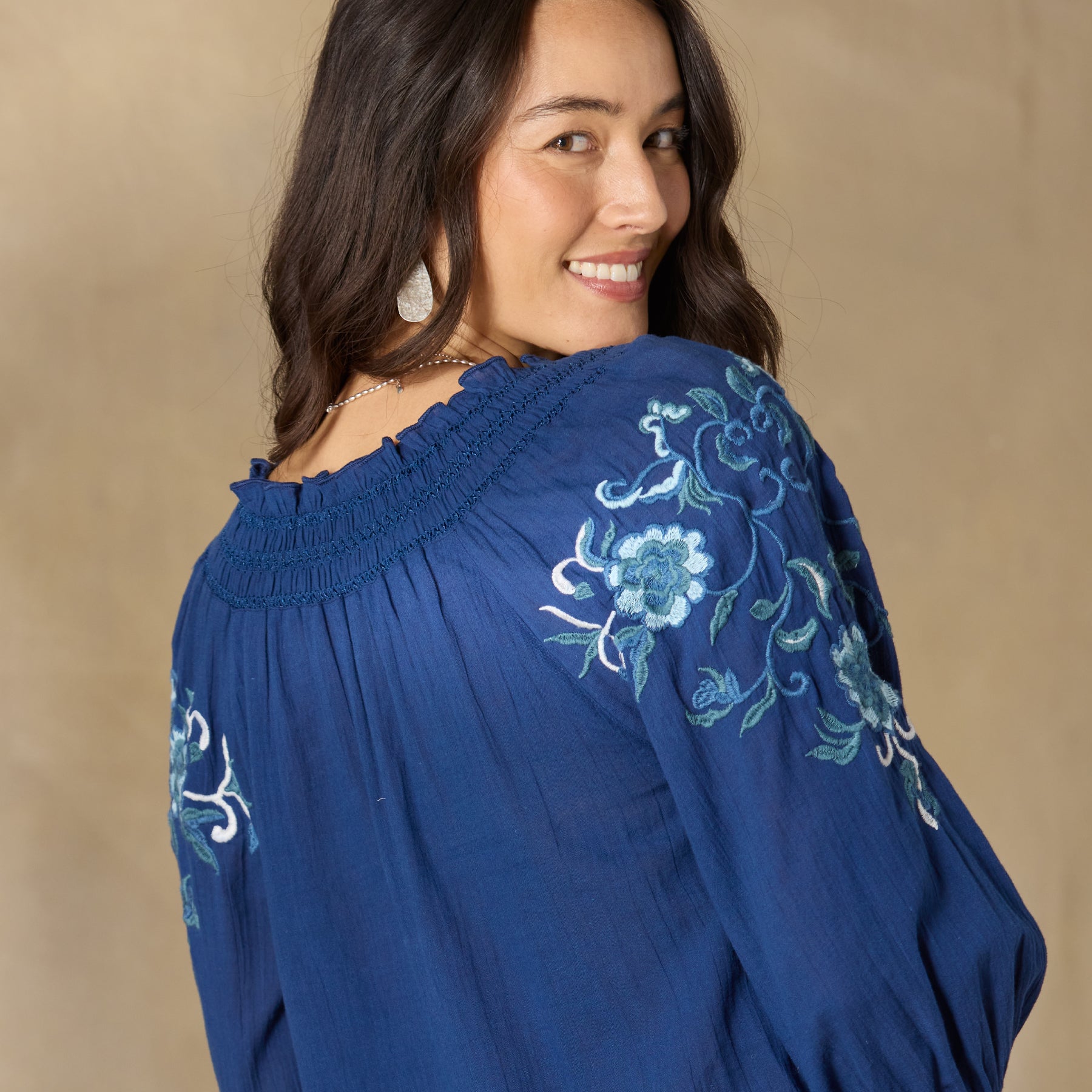 Junco Floral Top, Petite