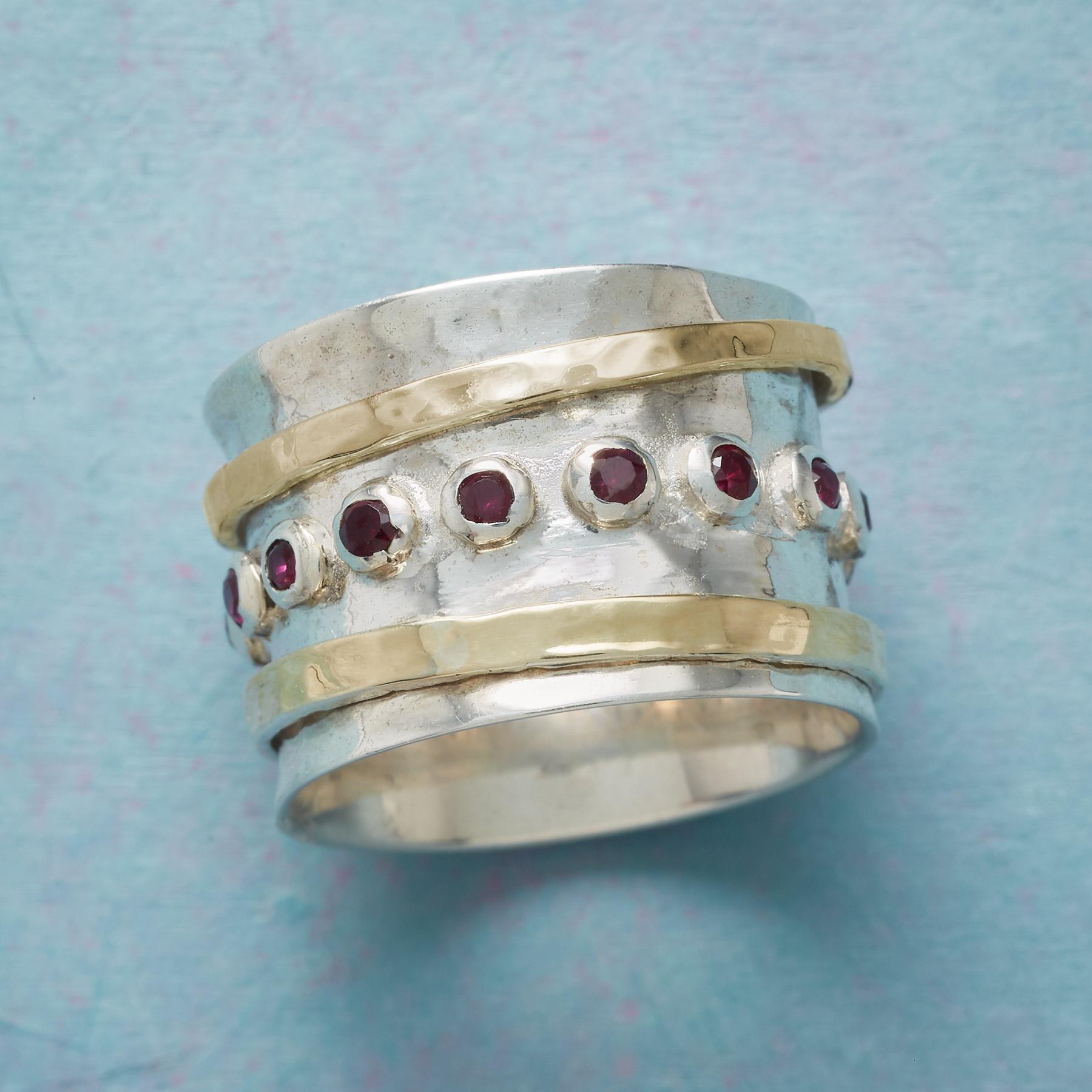 Belted Ruby Ring