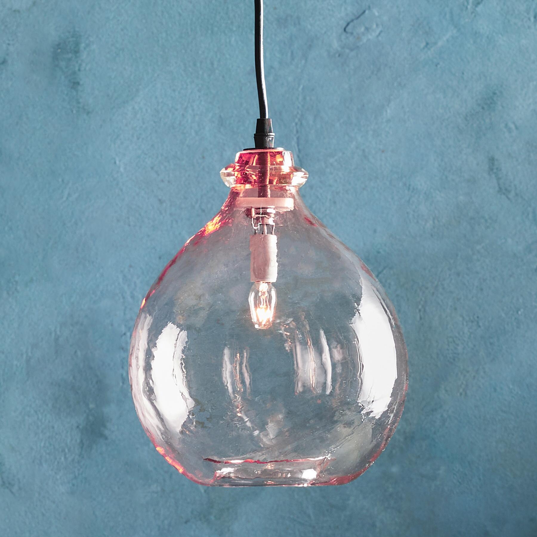 Salon Glass Demijohn Pendant Light