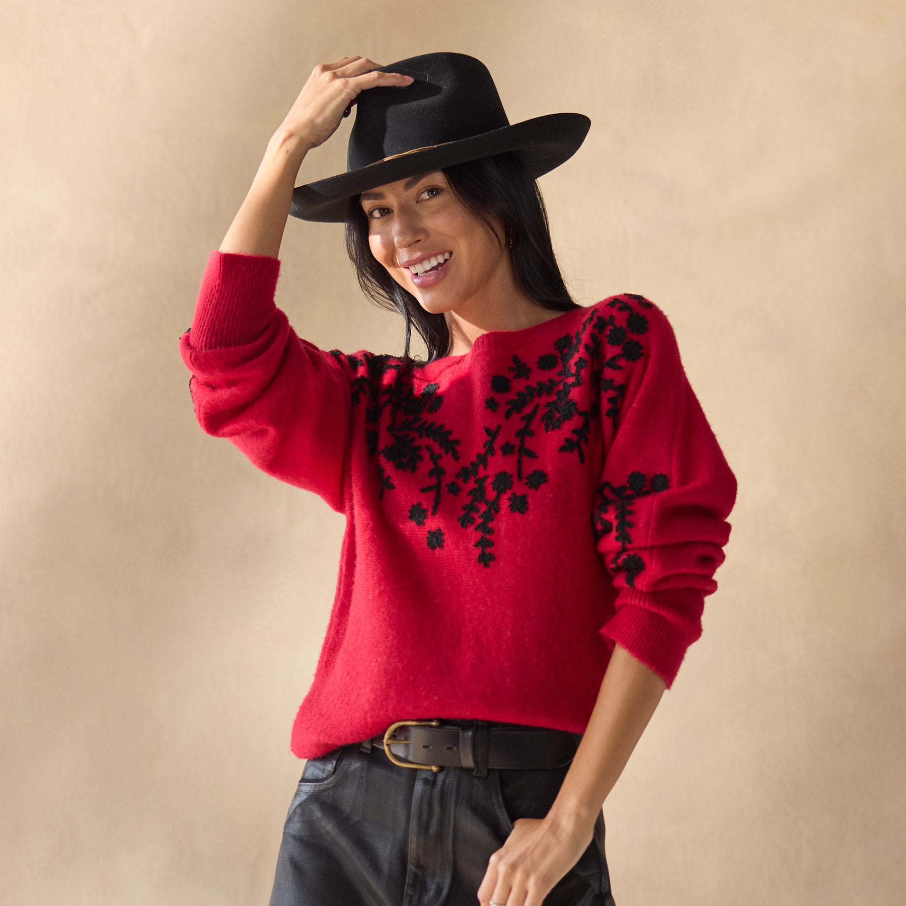 Anya Vines Sweater, Petite