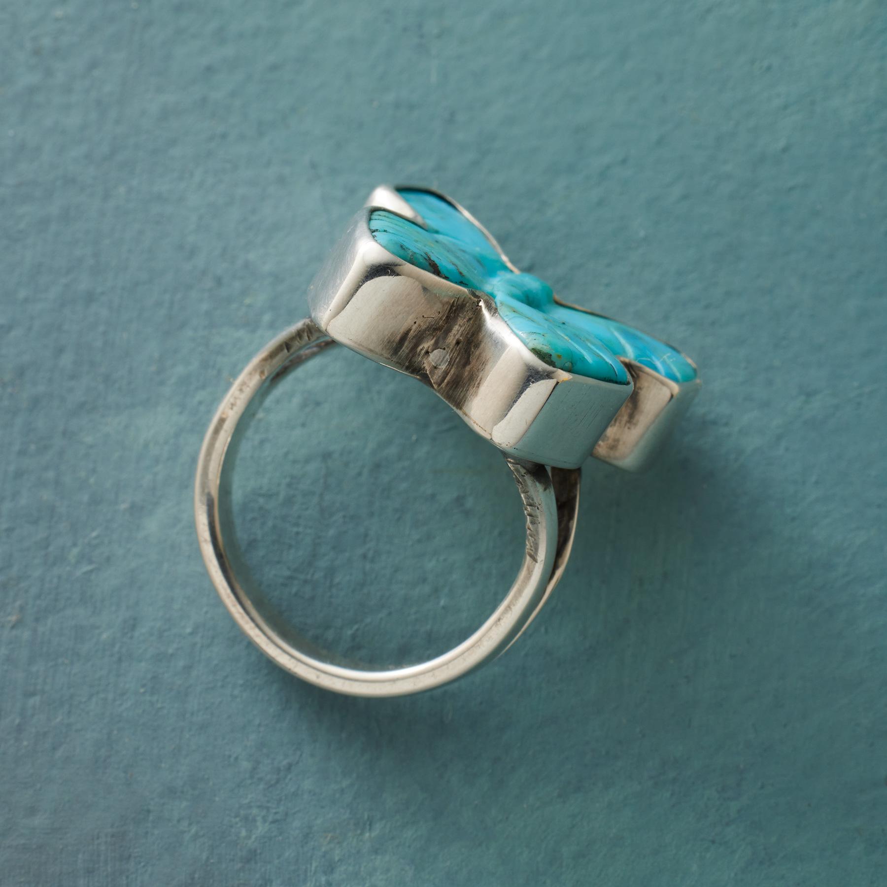 Carved Butterfly Ring