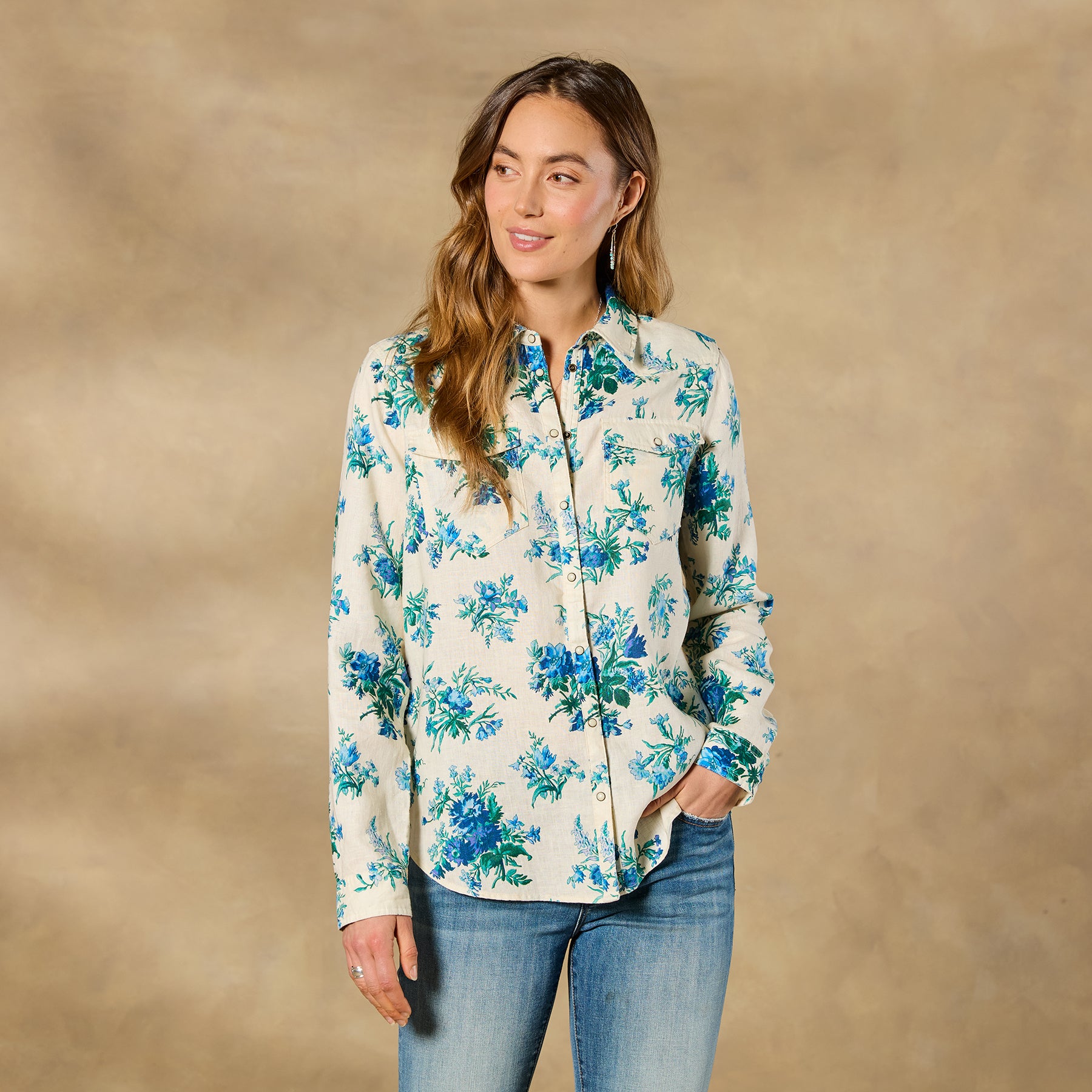 Willow Linen Floral Shirt