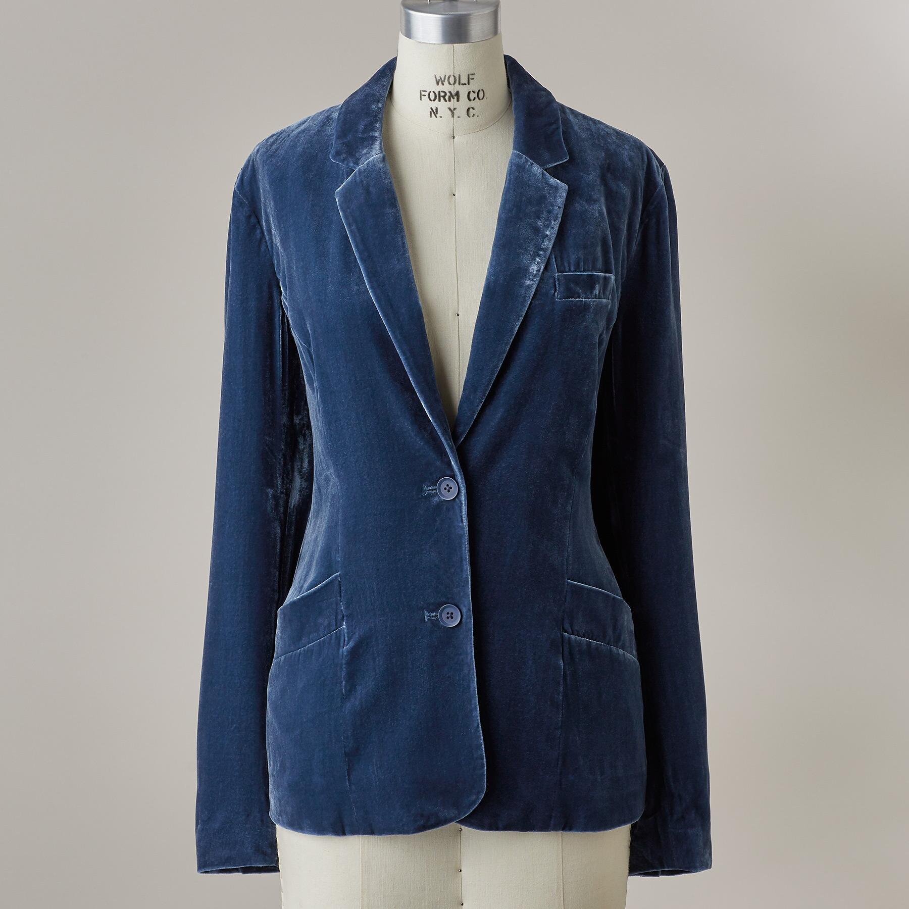 Sofia Velvet Blazer Petite