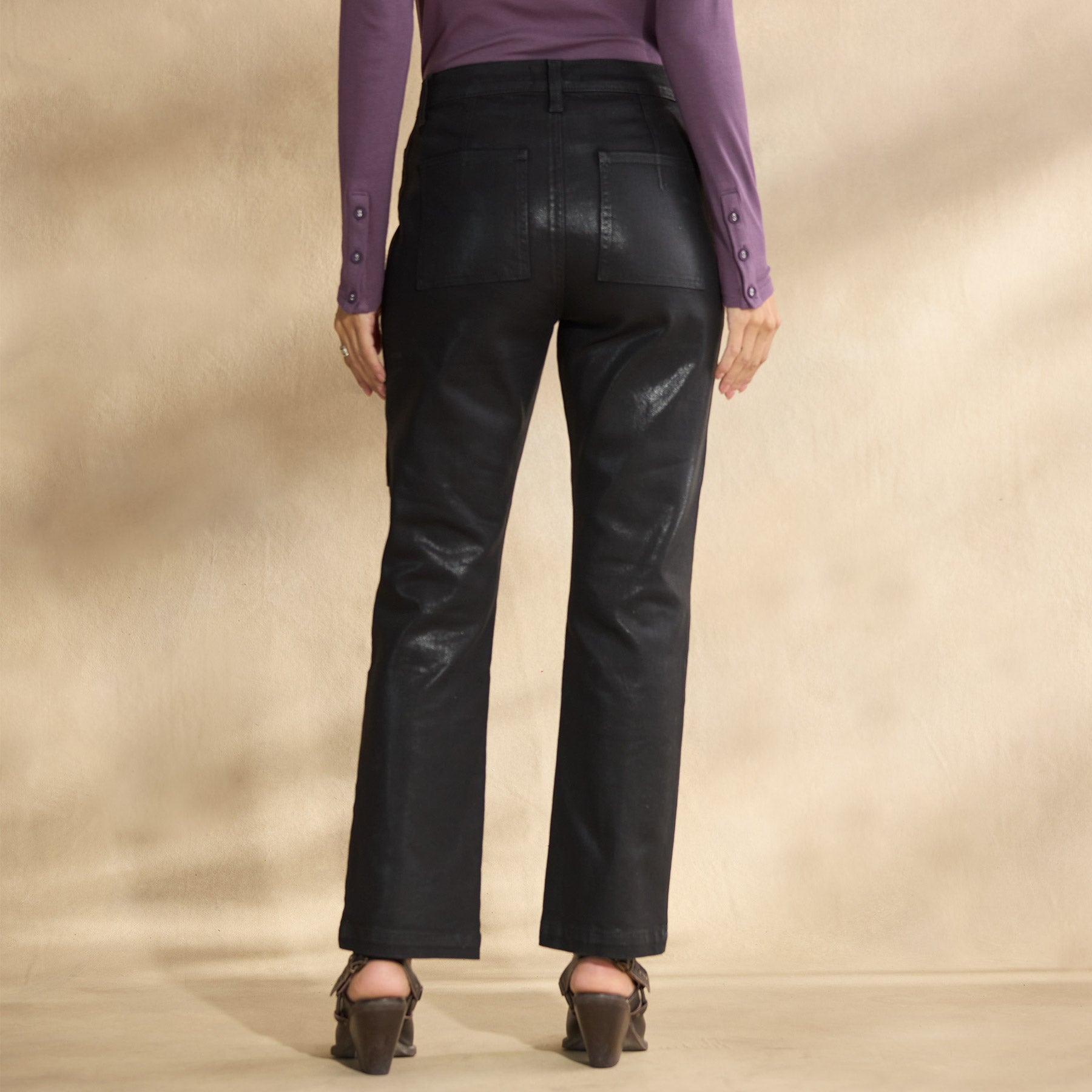 Coated Bronte Cargo Pants