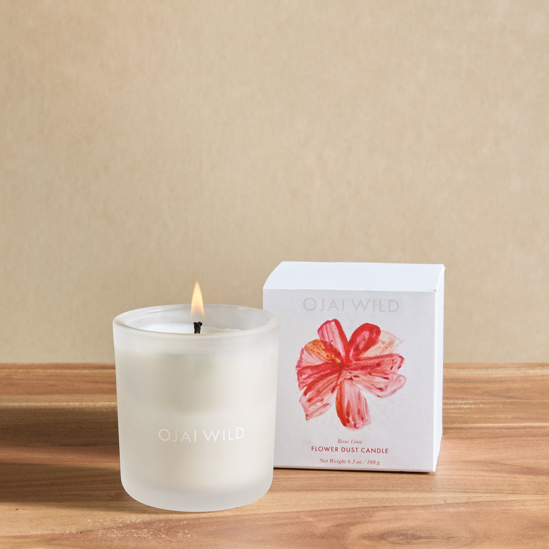 Flower Dust Candle