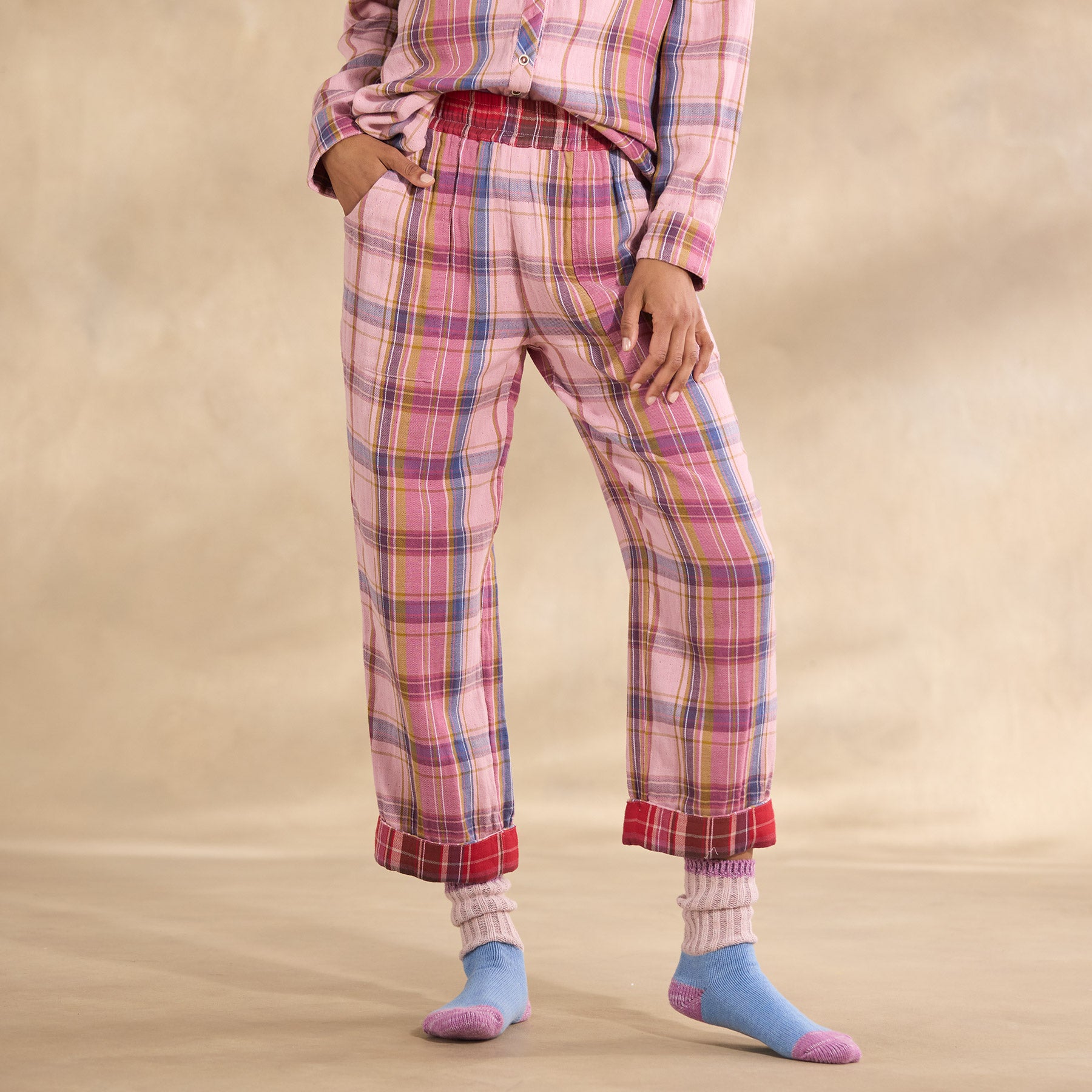 Martina Plaid Pajama Bottoms