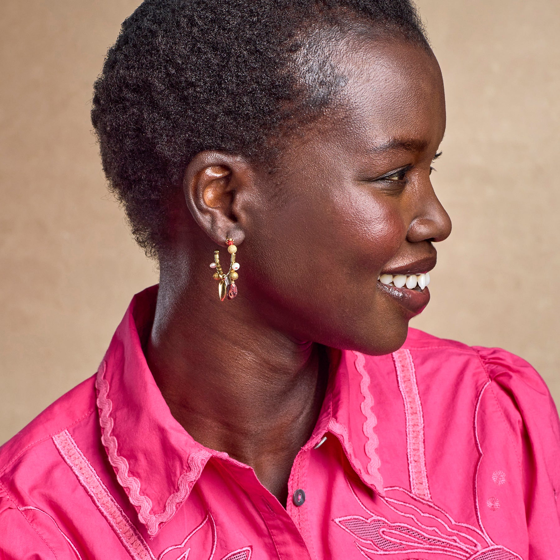 Sacrecoeur Hoop Earrings