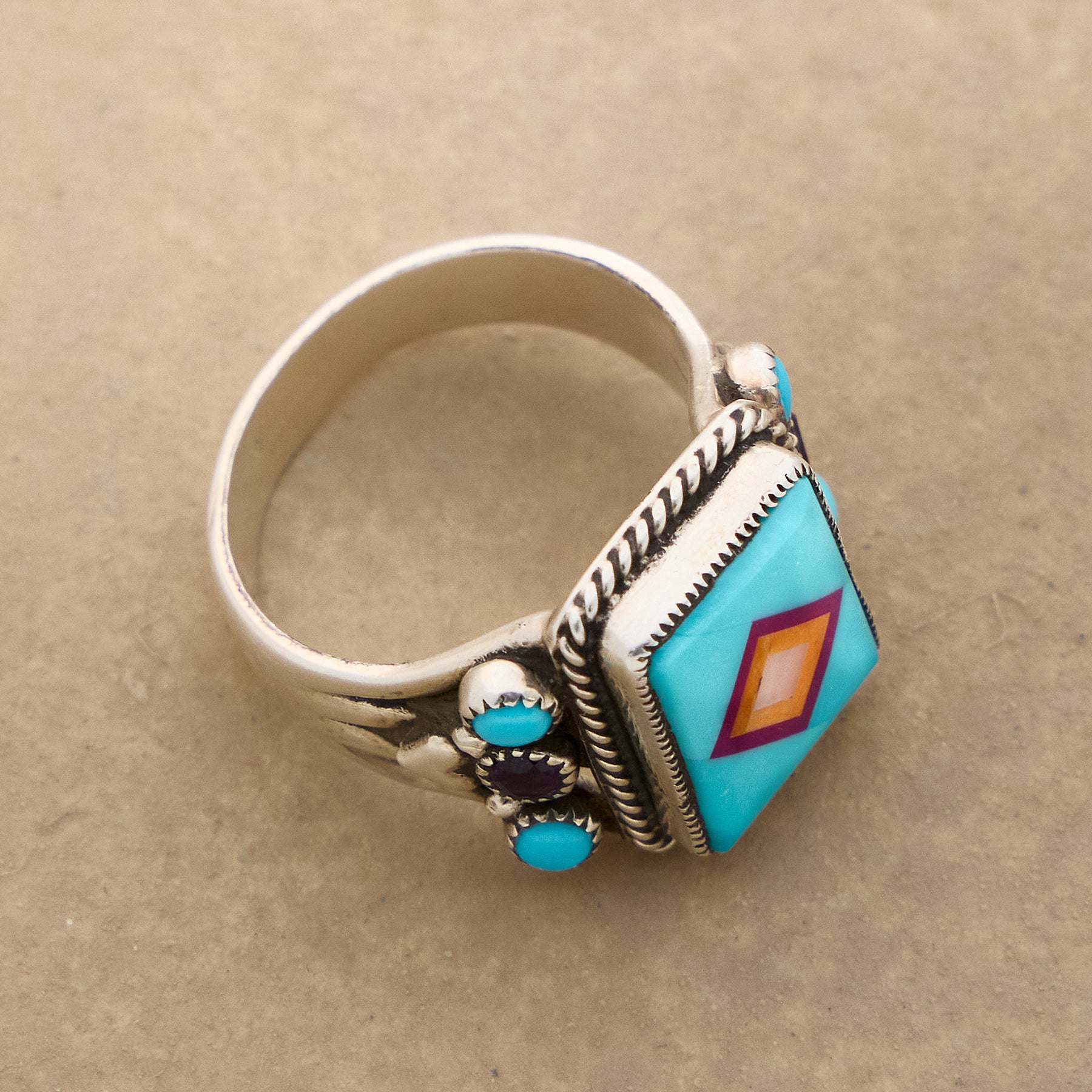 Taos Mosaic Ring