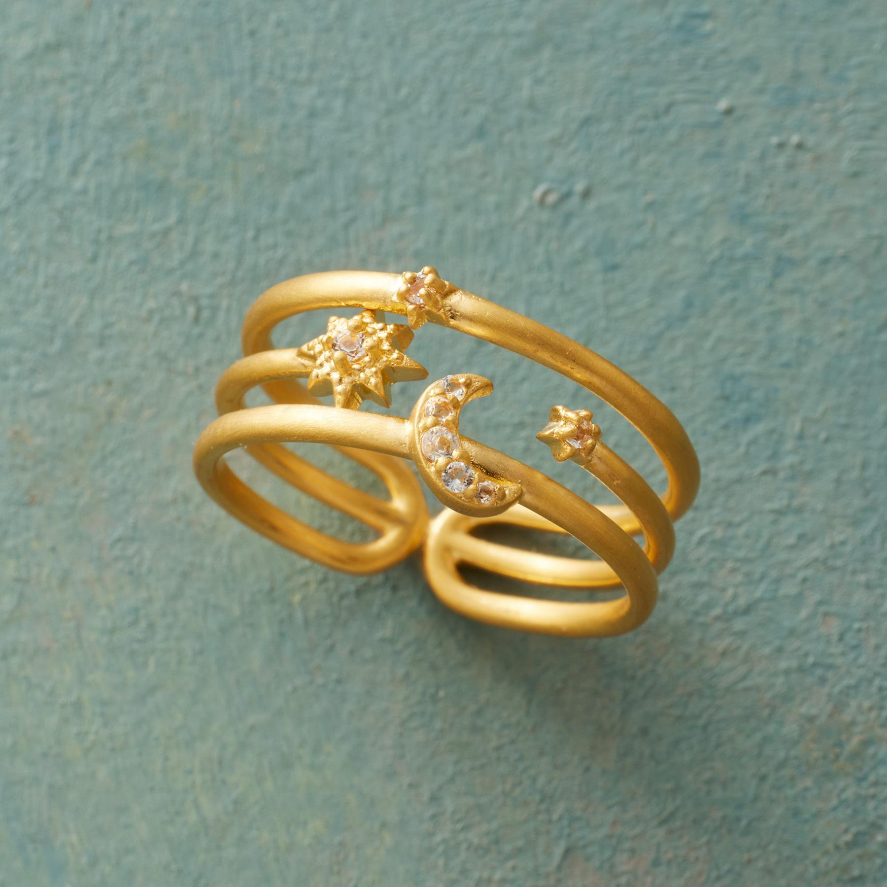 Twinkling Orbit Ring