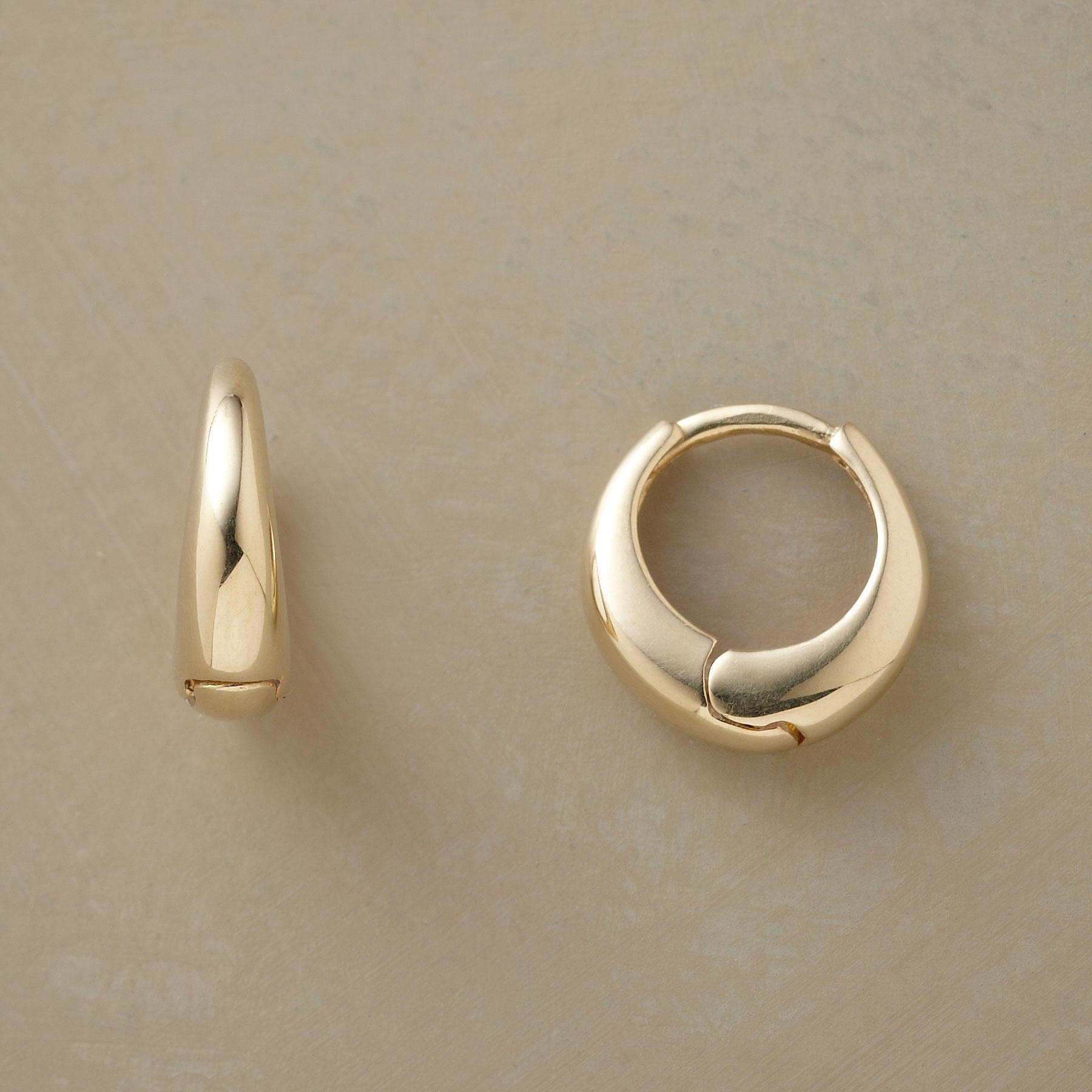 Golden Axis Hoops