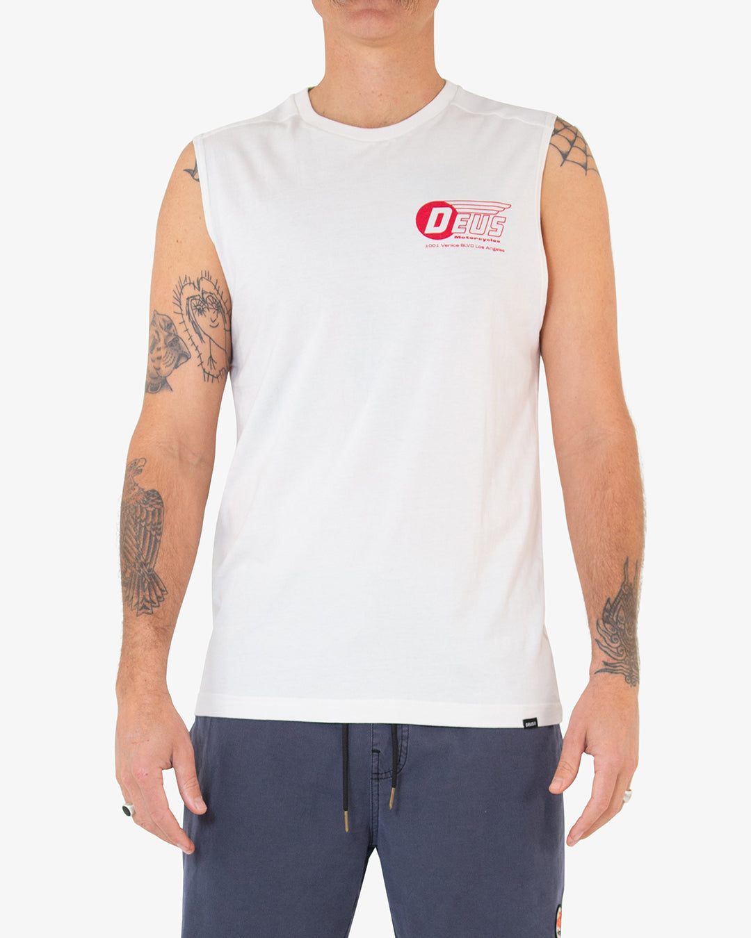 Stranger Muscle (Regular Fit) - Vintage White