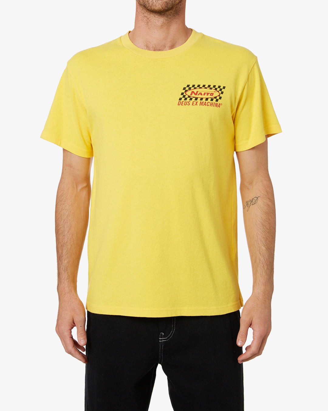 Naito Evergreen Tee (Box Fit) - Aspen Gold