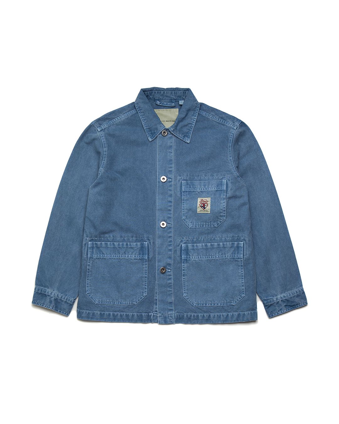 Indy Chore Shirt (Relaxed Fit) - Overdyed Lt Indigo