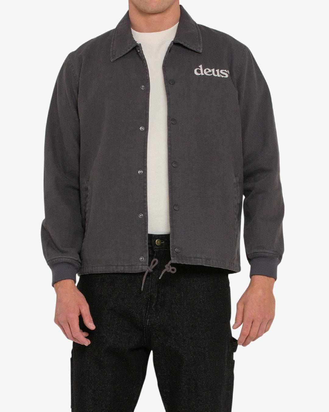 Records Canvas Jacket - Anthracite