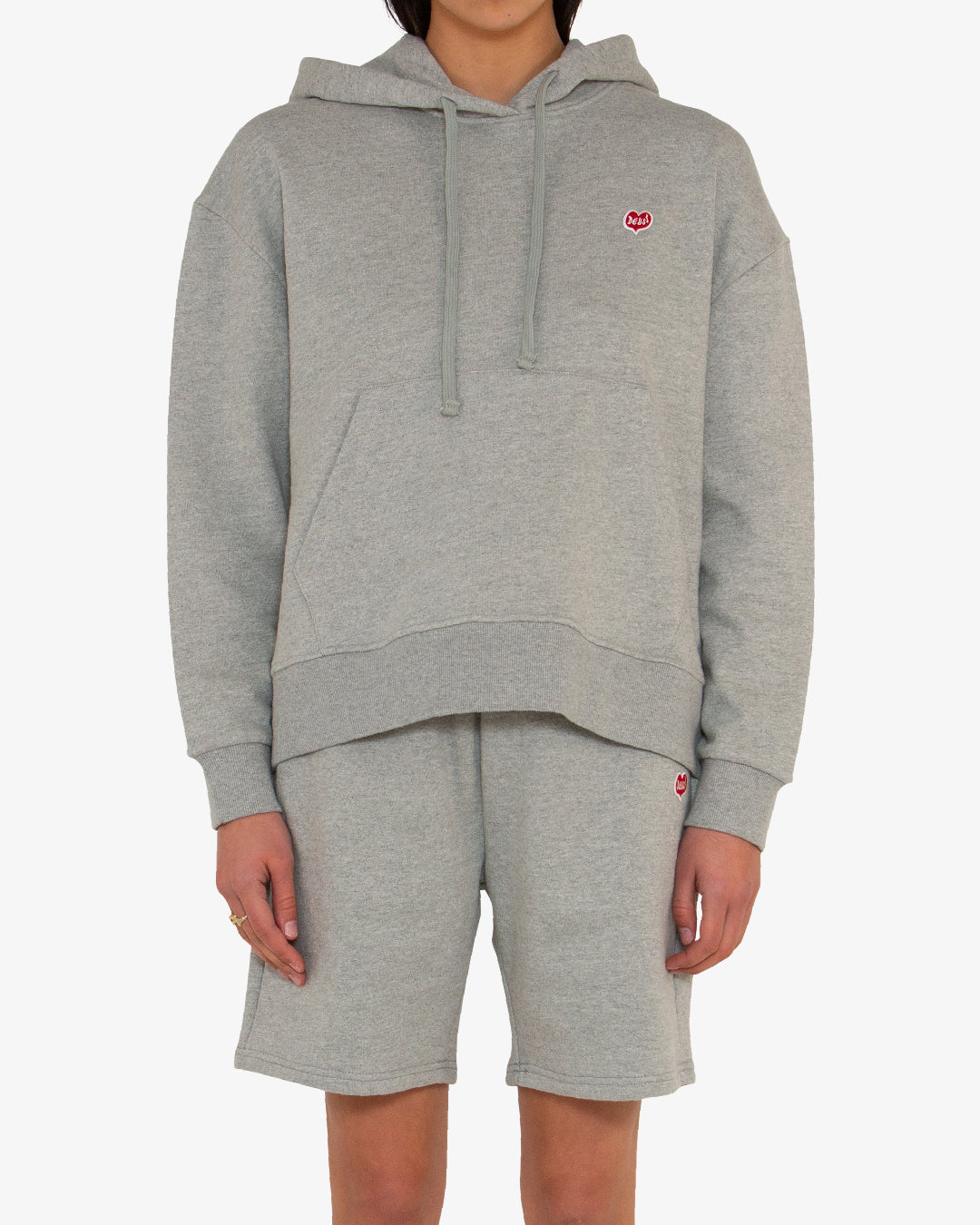 True Romance Hoodie (Oversized Fit) - Grey Marle