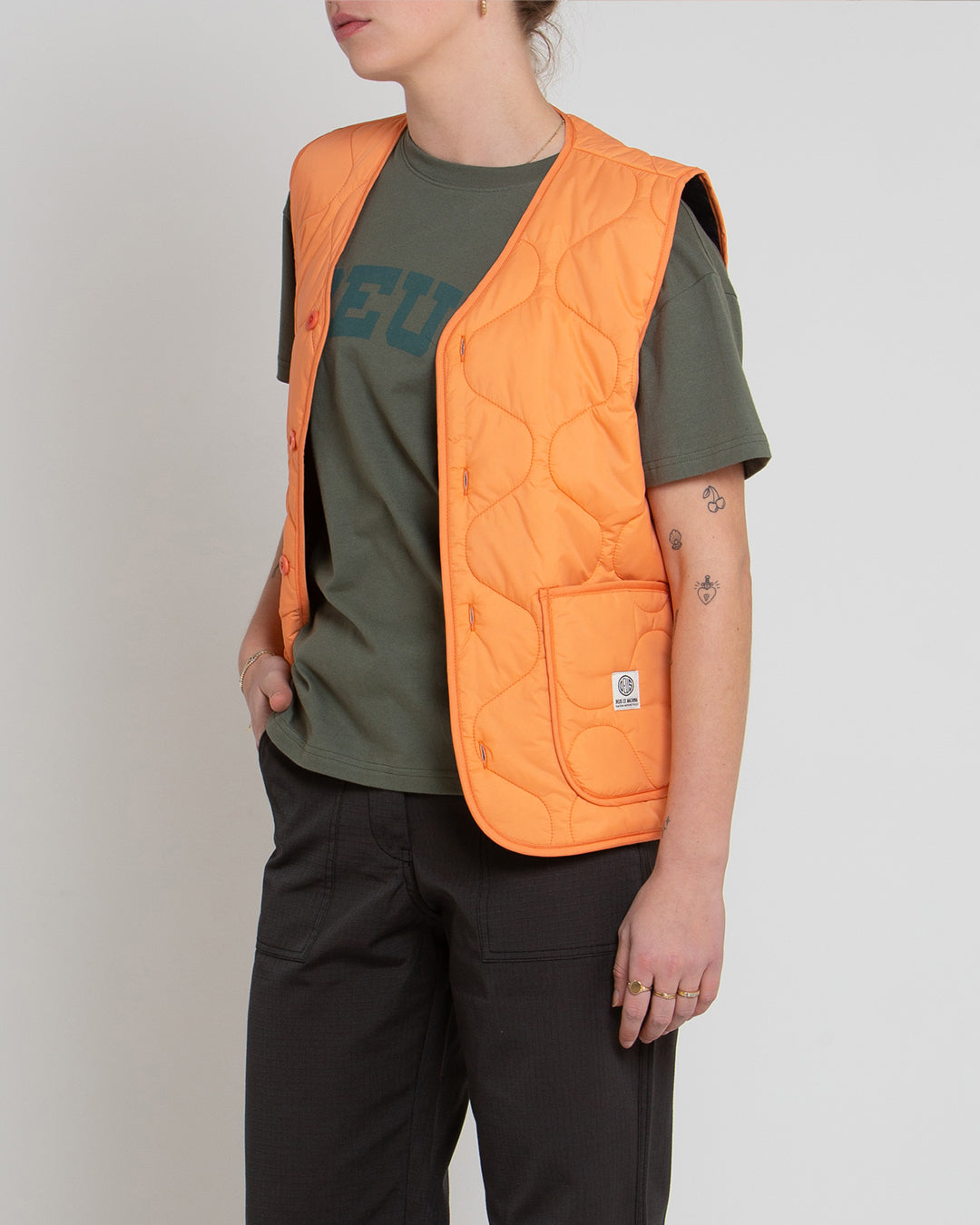 Zou Liner Vest - Canteloupe