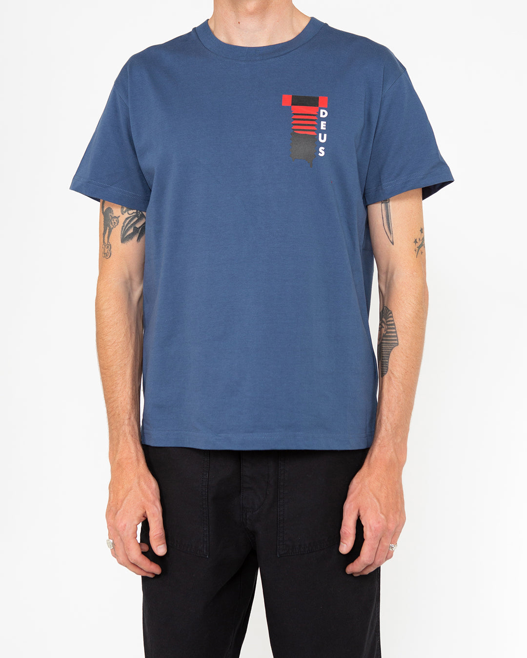 Naito Milan Tee (Box Fit) - Ensign Blue
