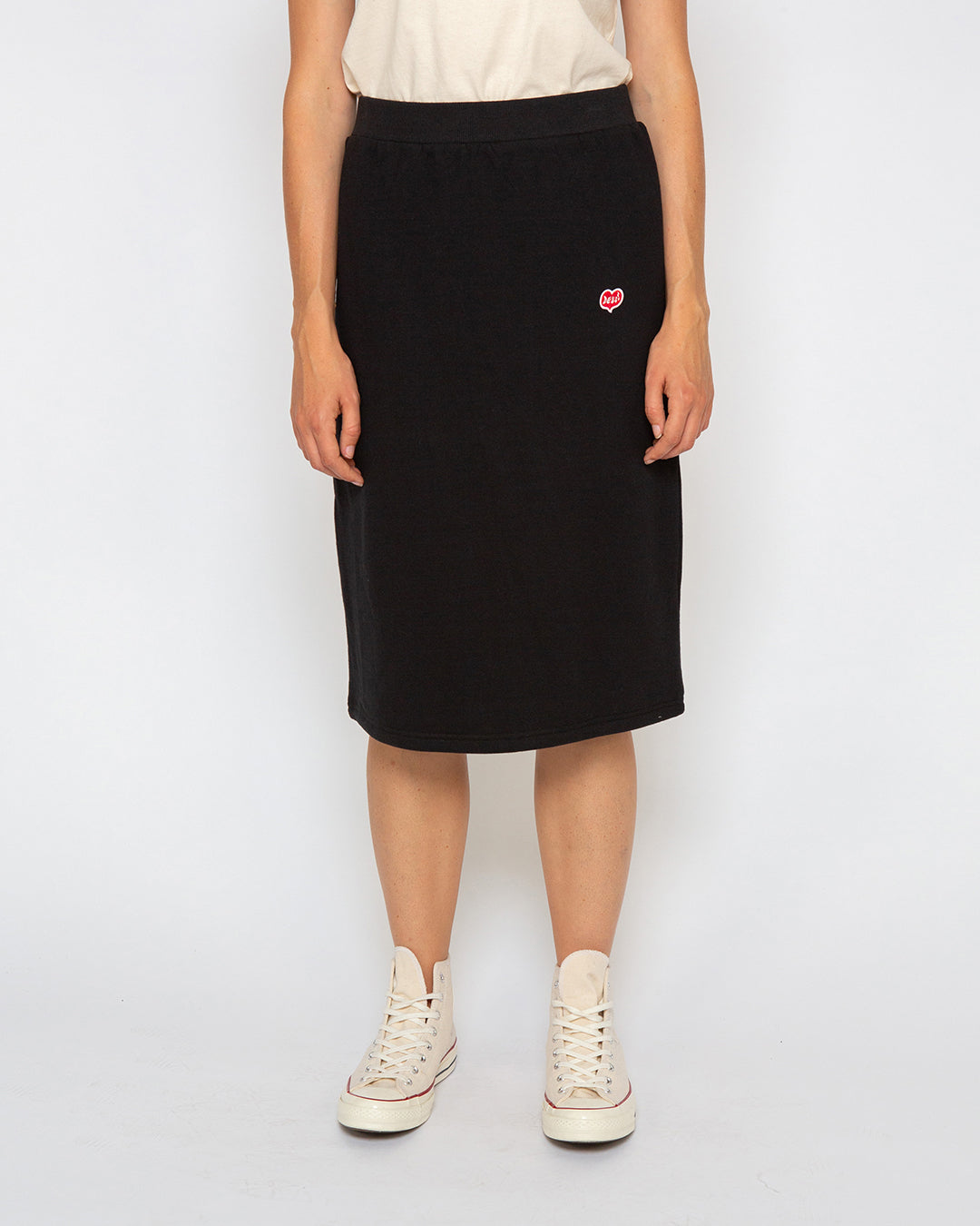 Monique Jersey Skirt (Regular Fit) - Black