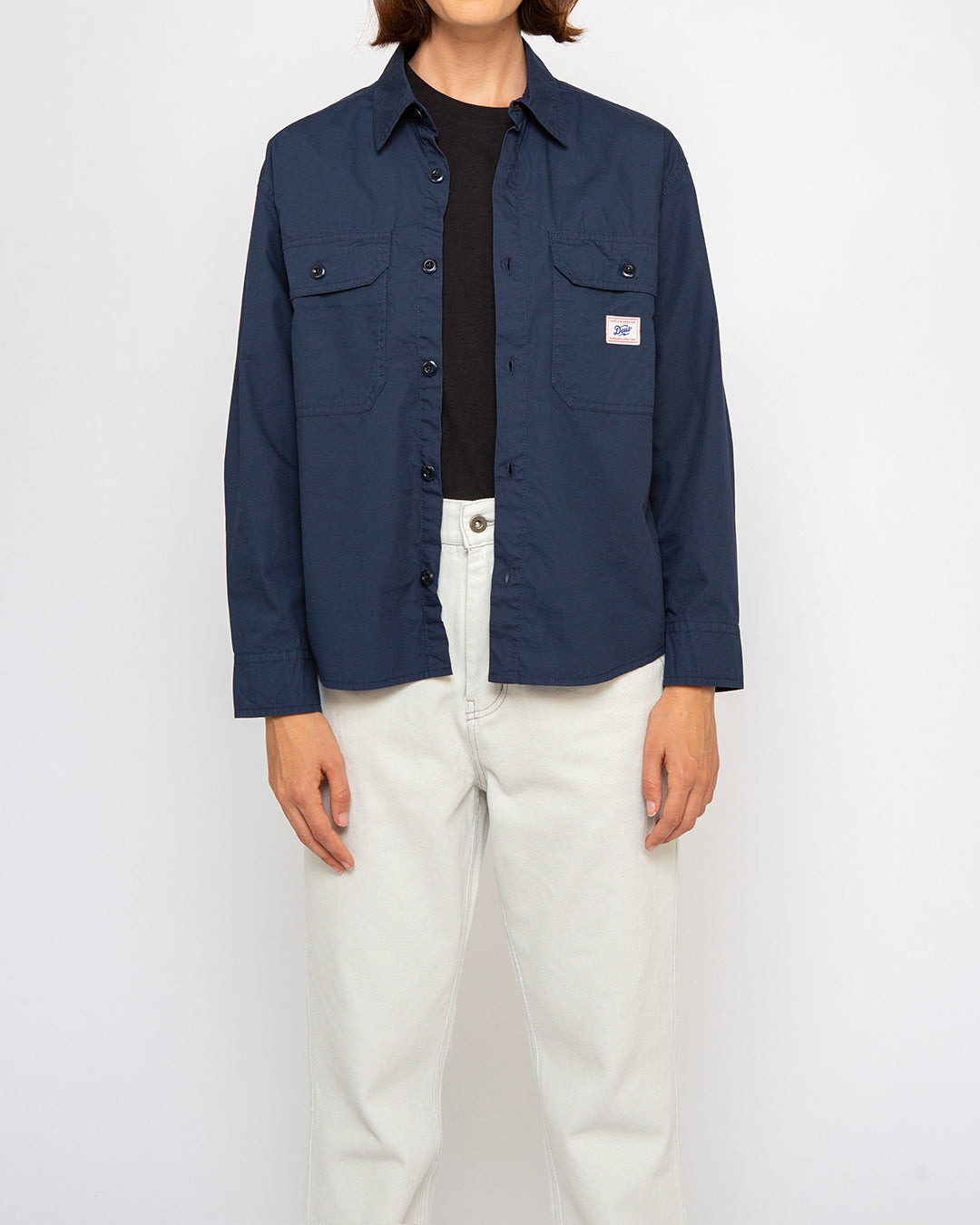 Joanie Shirt (Oversized Fit) - Navy