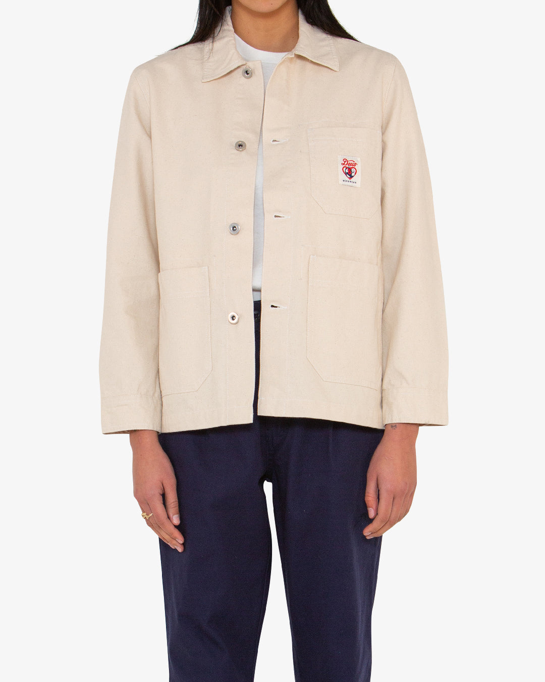 Indy Chore Shirt (Relaxed Fit) - Natural Twill
