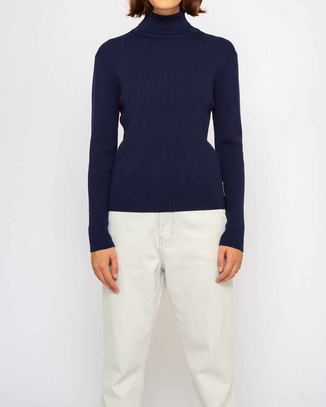Karma Turtle Neck (Slim Fit) - Navy
