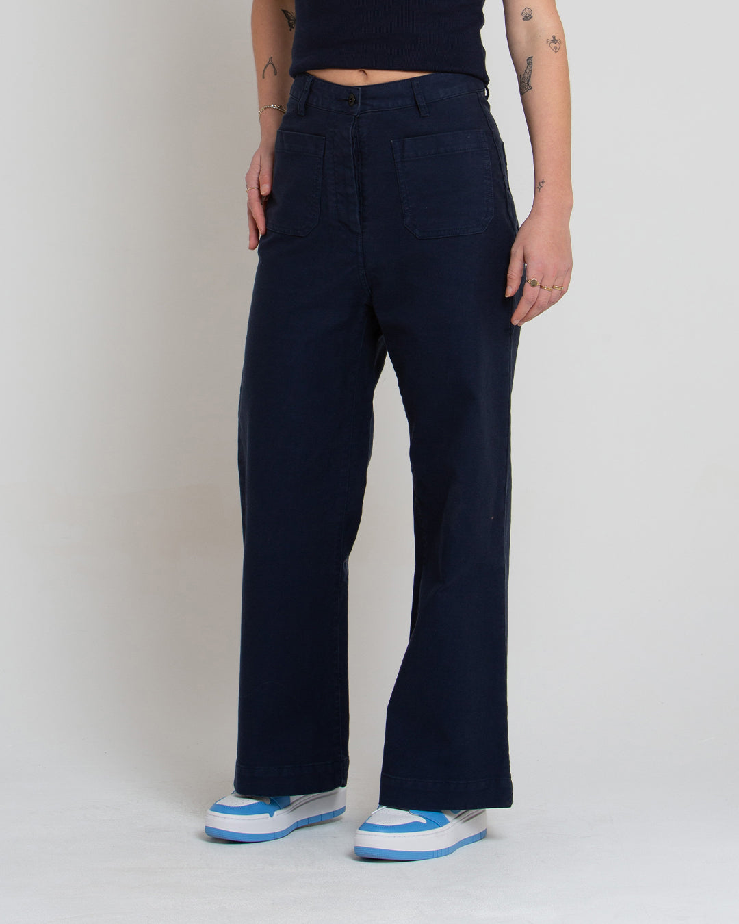 Maude Pant - Overdyed Indigo