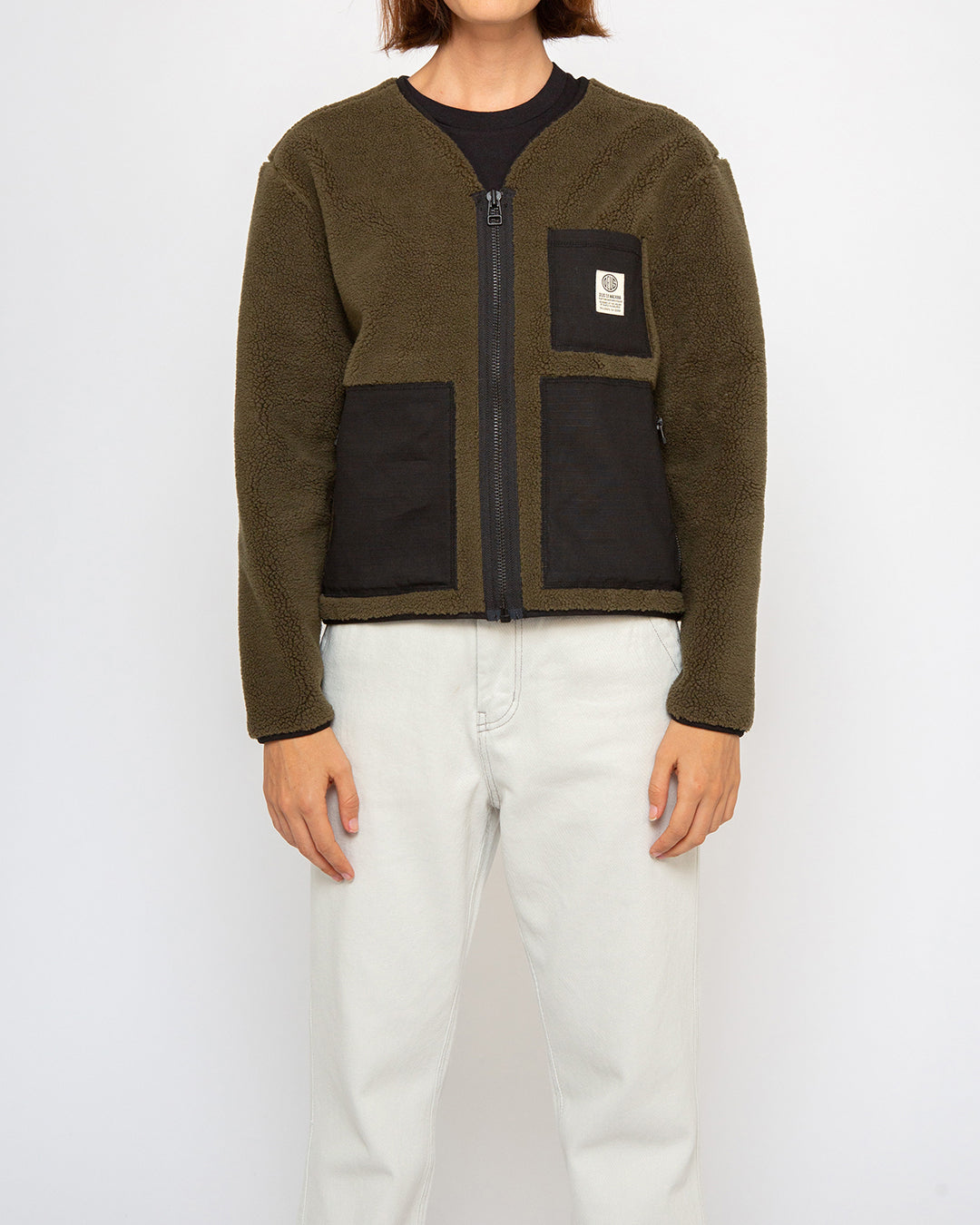 Ada Fleece Jacket (Oversized Fit) - Clover
