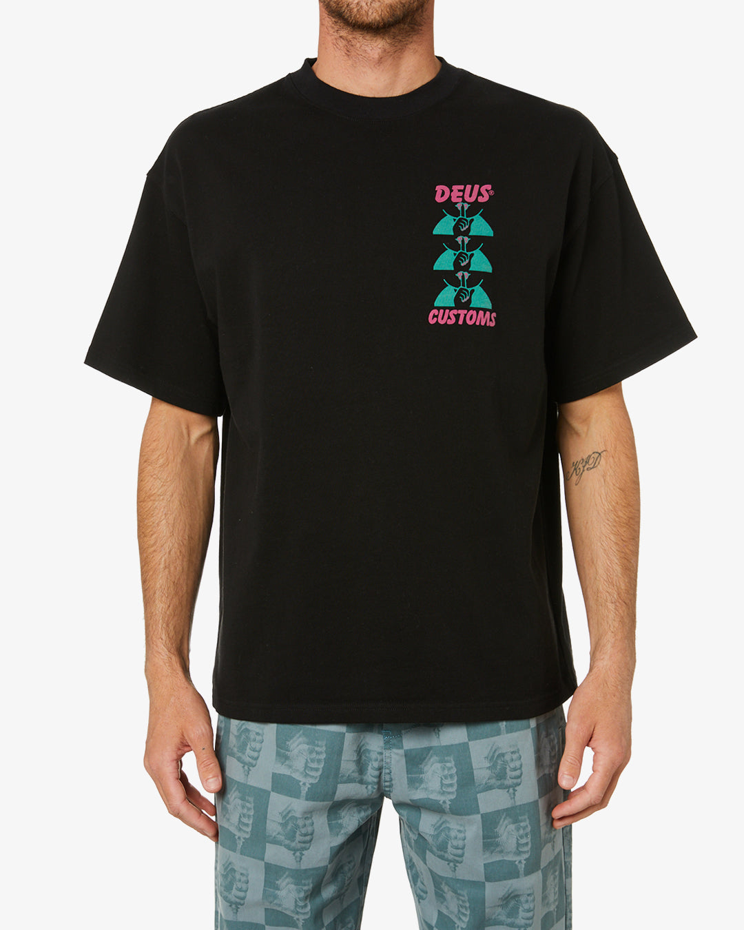 Posy Tee (Oversized Fit) - Phantom Black