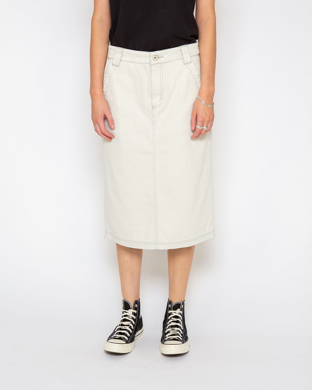 Irene Skirt (Regular Fit) - Bleached White