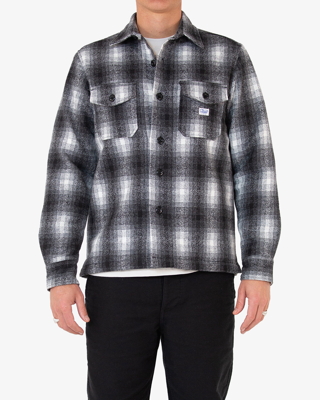 Marcus Check Shirt (Relaxed Fit) - Grey Plaid