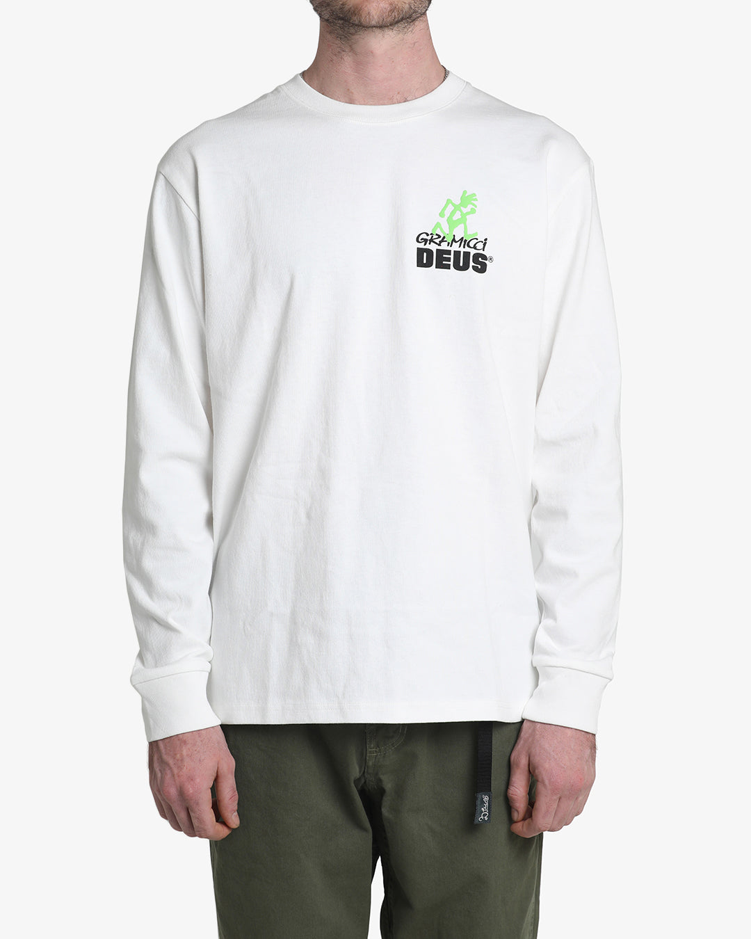 Go Long Sleeve Tee (Box Fit) - White