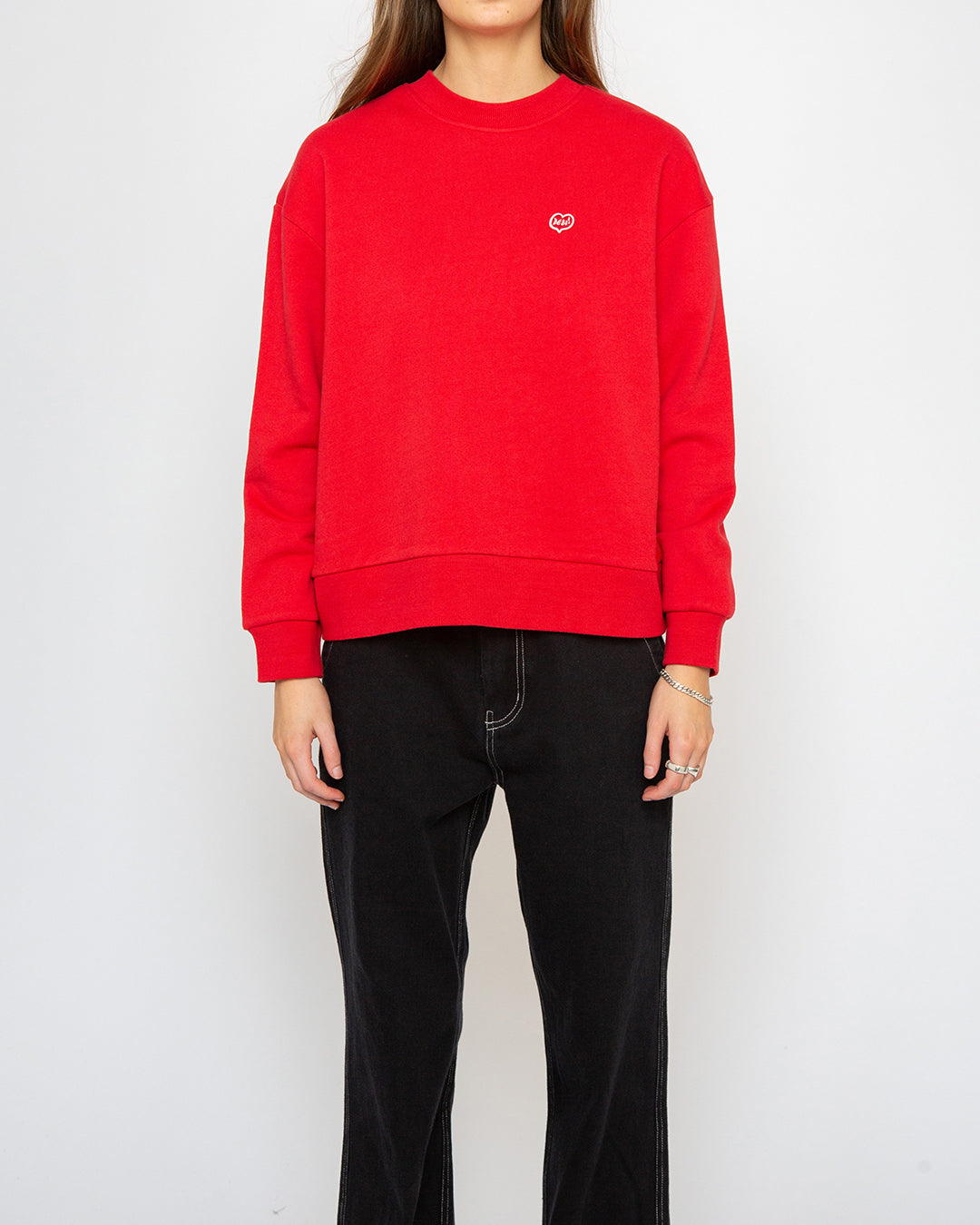 True Romance Crew (Oversized Fit) - Rocco Red