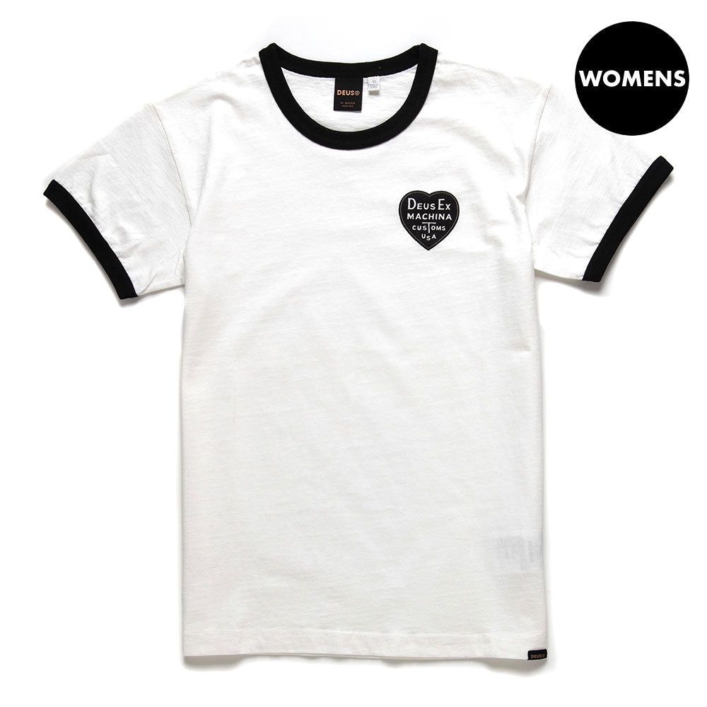 Wildfires Ringer Tee - Black / White