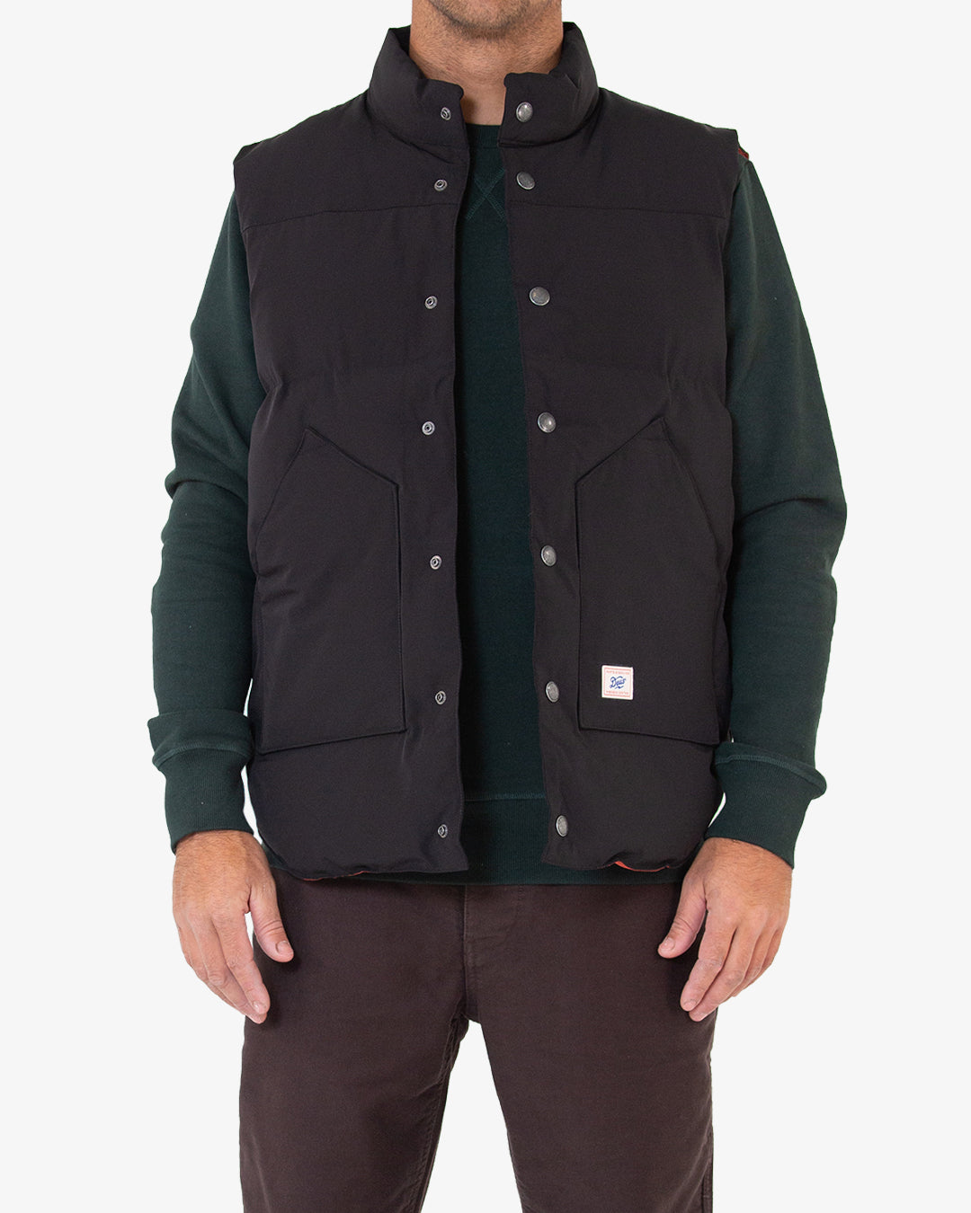 Robson Padded Vest (Regular Fit) - Black