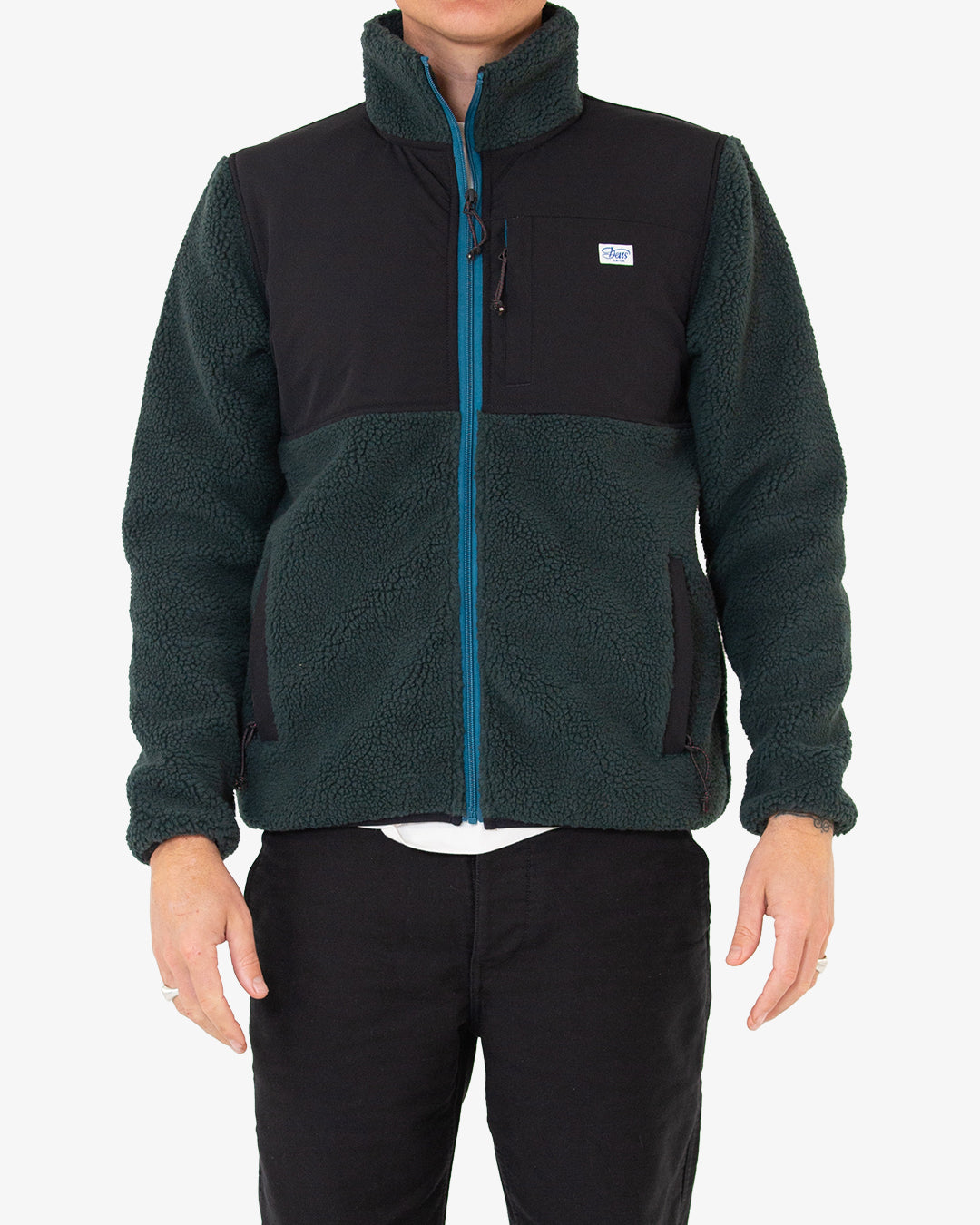 Fletcher Panel Fleece (Regular Fit) - Green Gables