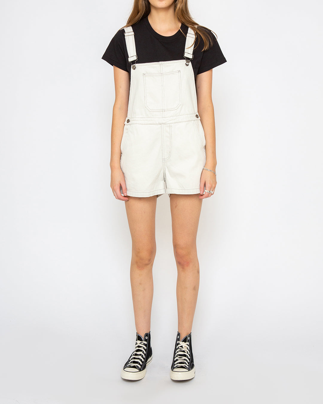 Vada Overall (Relaxed Fit) - Bleached White