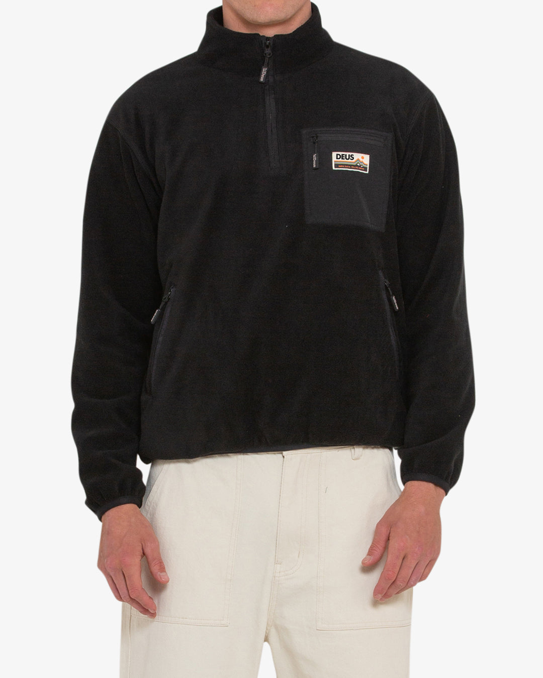 Munster Zip Polar Fleece - Black